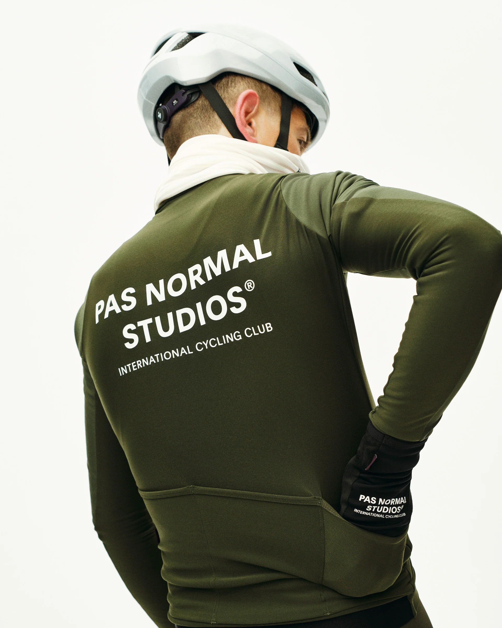 PNS Mechanism Men's Thermal Long Sleeve Jersey Dark Olive - Image 4
