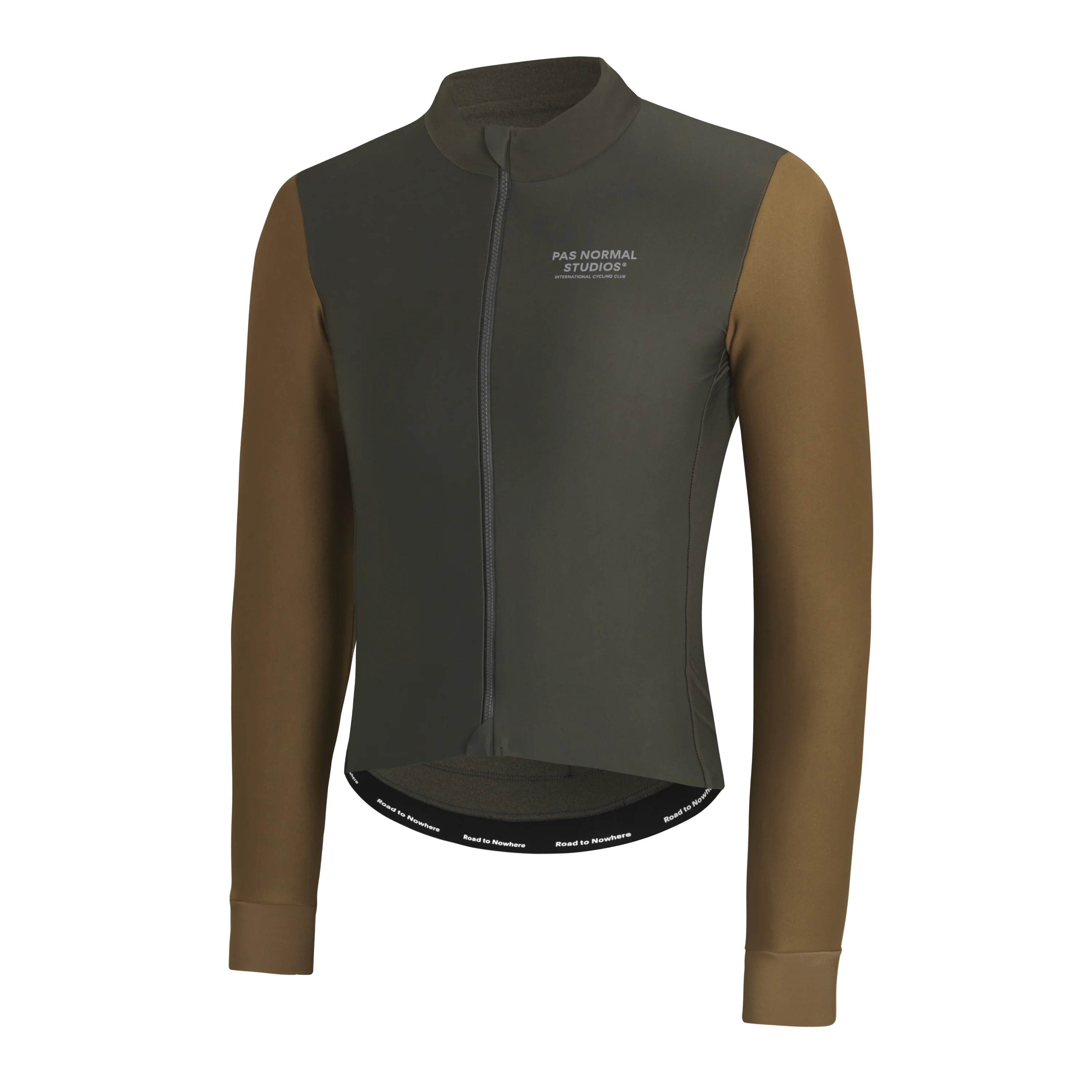 PNS Mechanism Men's Thermal Longsleeve Jersey Dark Olive/Army Brown - Image 3
