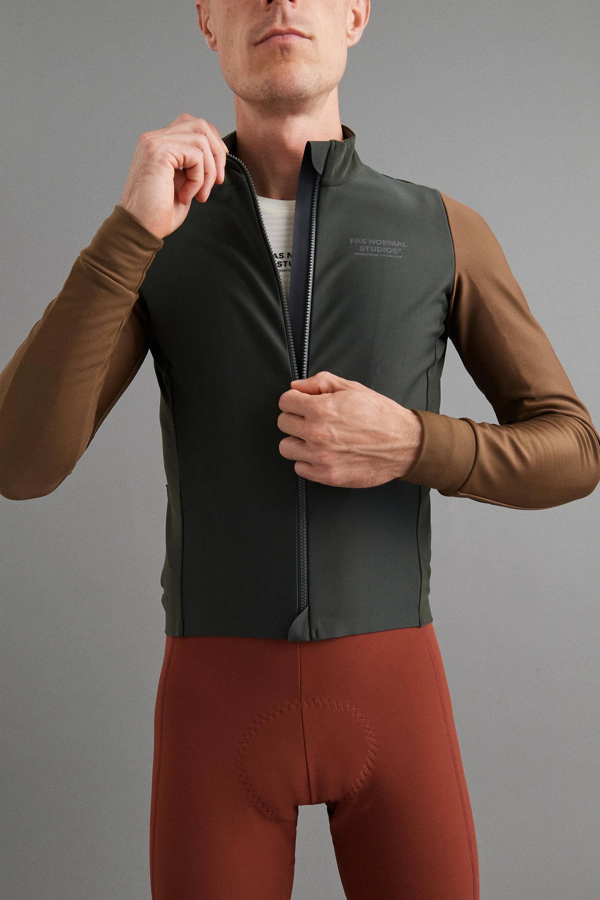 PNS Mechanism Men's Thermal Longsleeve Jersey Dark Olive/Army Brown - Image 4
