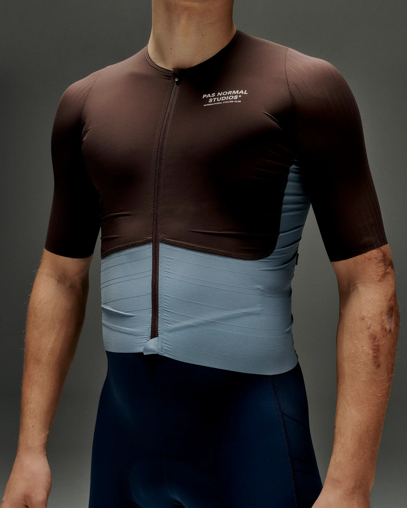 PNS Mechanism Pro Men's Jersey Dark Red/Matt Blue - Image 4