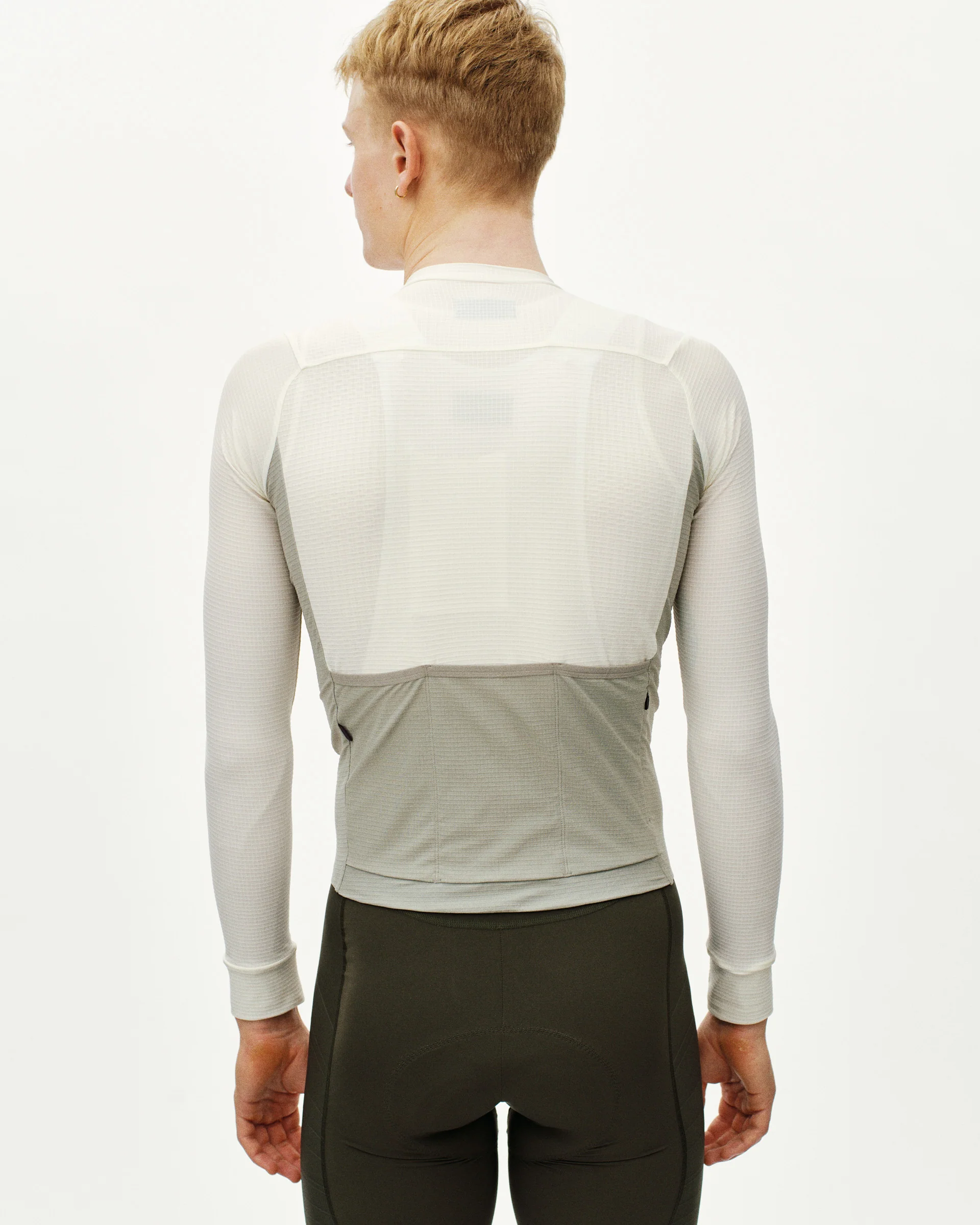 PNS Mechanism Pro Men's Long Sleeve Jersey Off White/Light Grey - Image 4