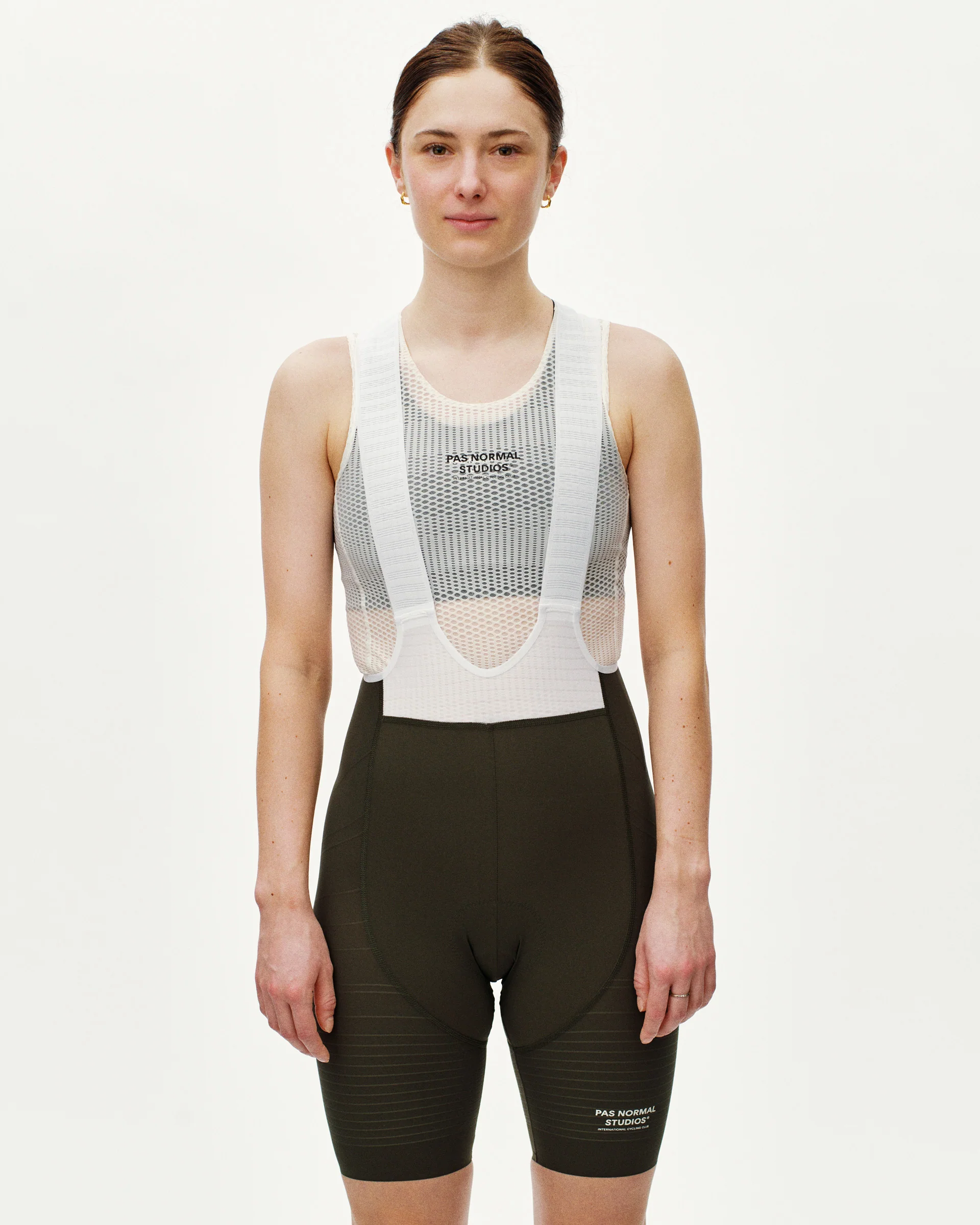 PNS Mechanism Pro Women's Bib Shorts Dark Olive - Image 2