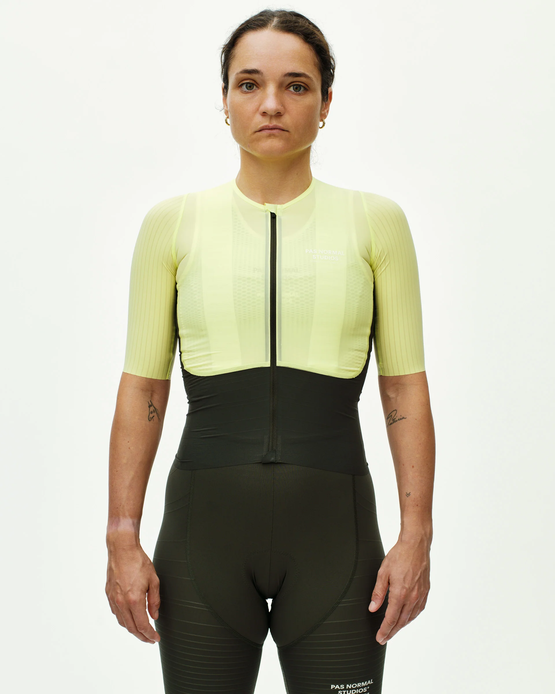 PNS Mechanism Pro Women's Jersey Wasabi Green/Dark Olive - Image 2