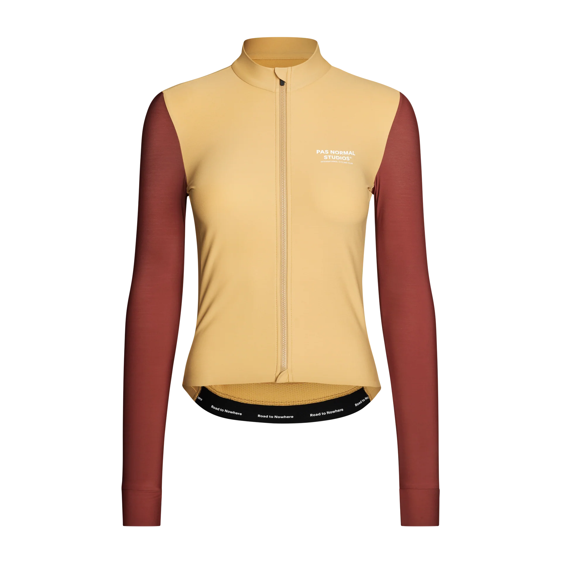 PNS Mechanism Women's Long Sleeve Jersey Camel/Maroon