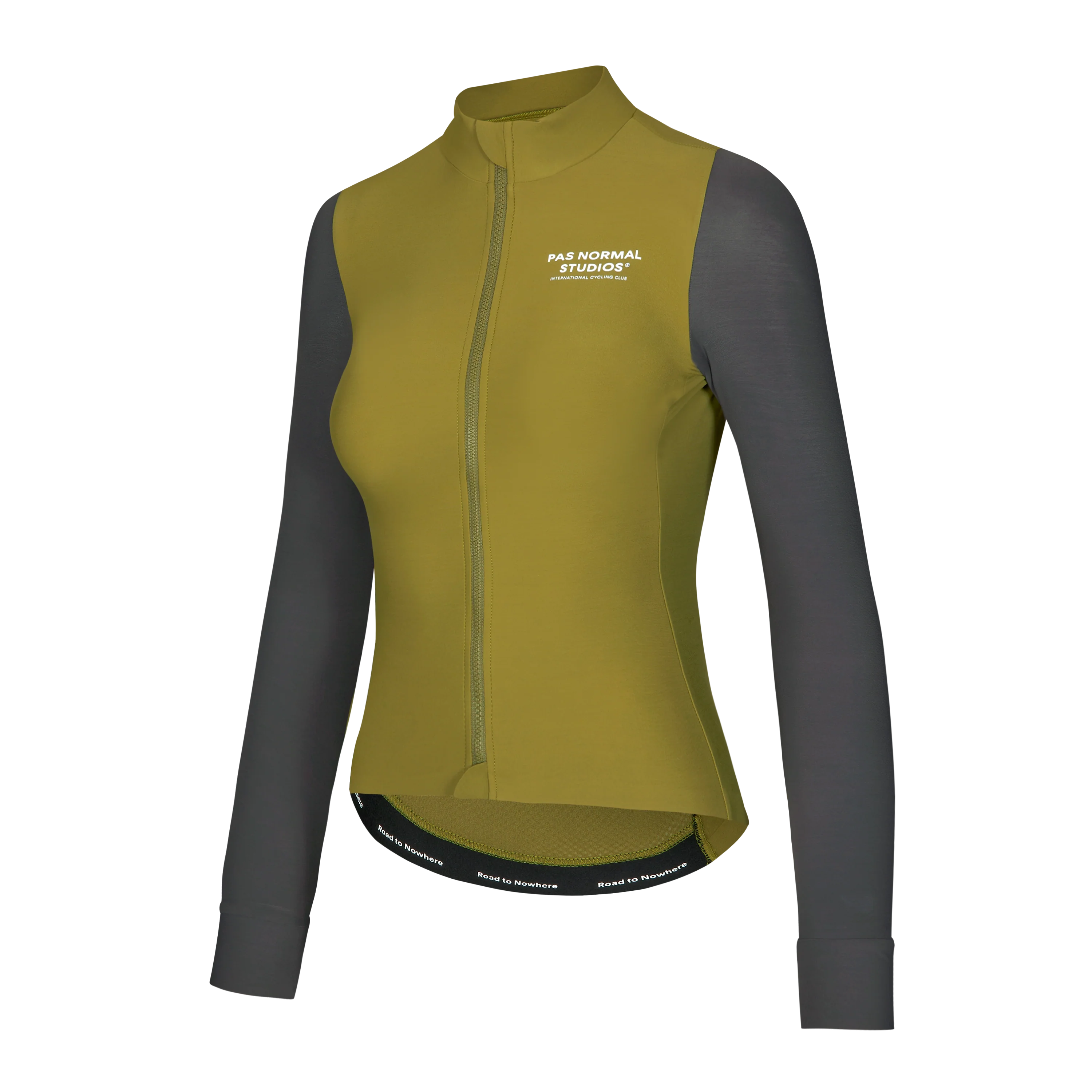 PNS Mechanism Women's Longsleeve Jersey Deep Grey/Green - Image 3