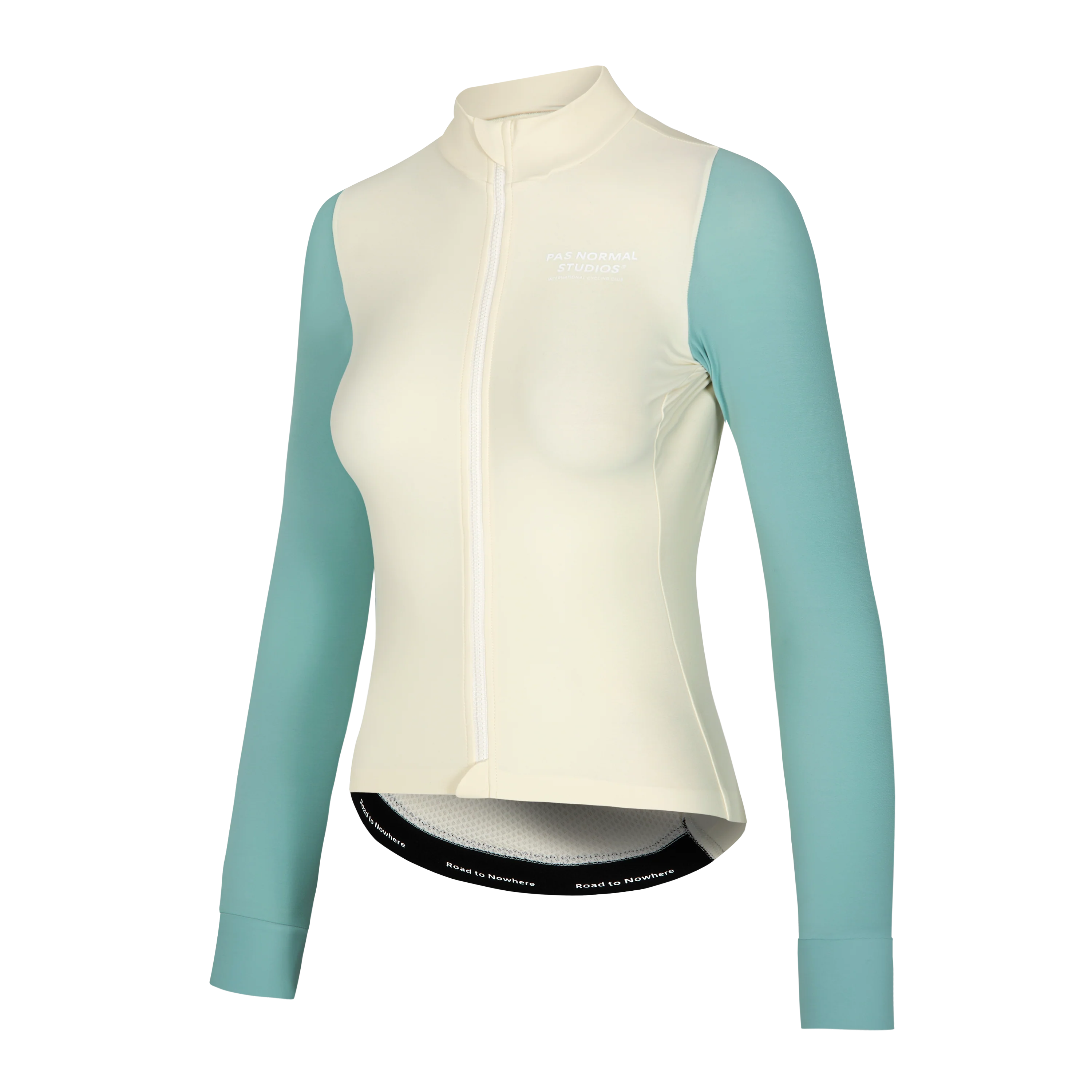PNS Mechanism Women's Longsleeve Jersey Off-White/Light Teal - Image 3