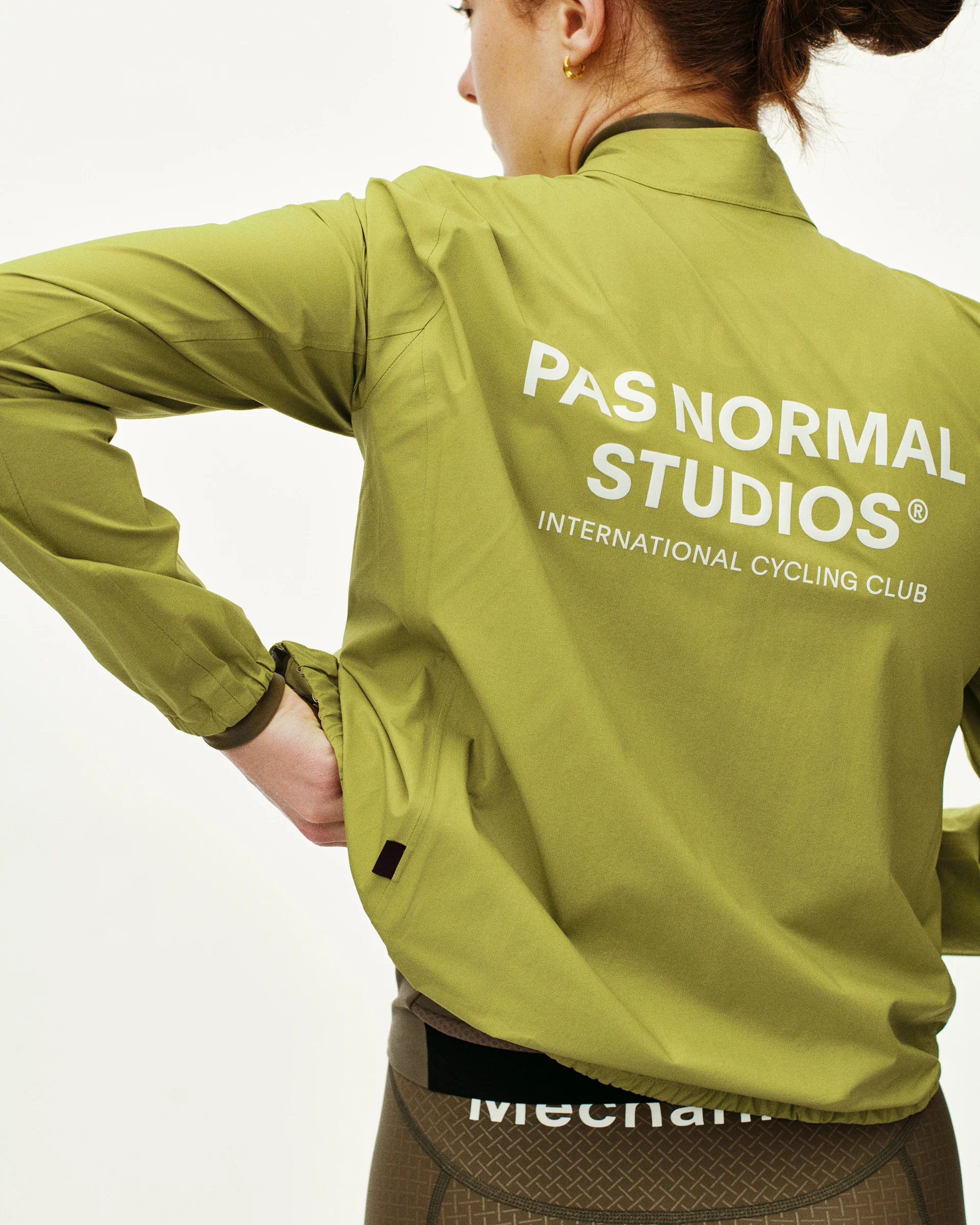PNS Mechanism Women's Pertex Rain Jacket Moss Green - Image 9