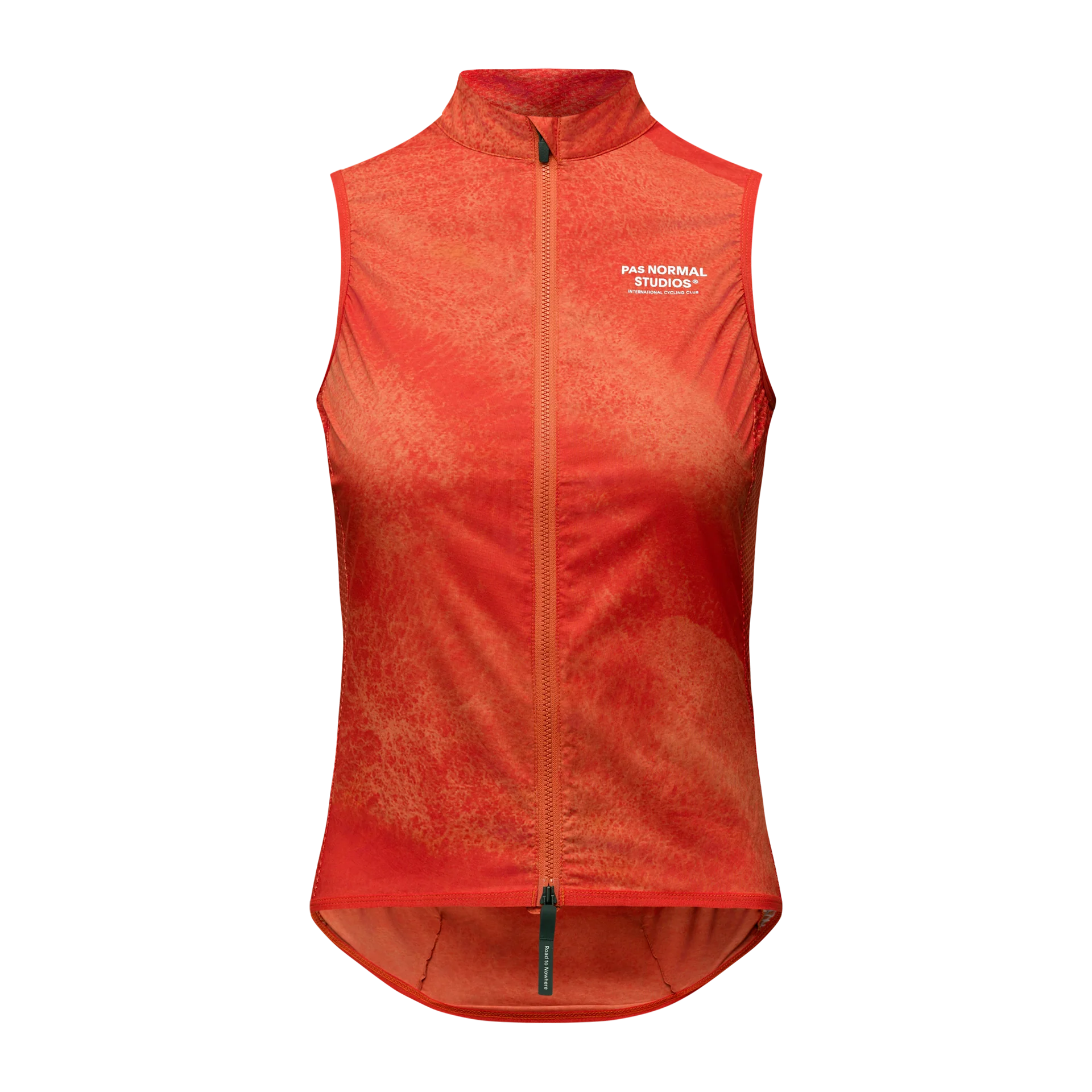 PNS Mechanism Women's Stow Away Gilet AOP Hibiscus Orange