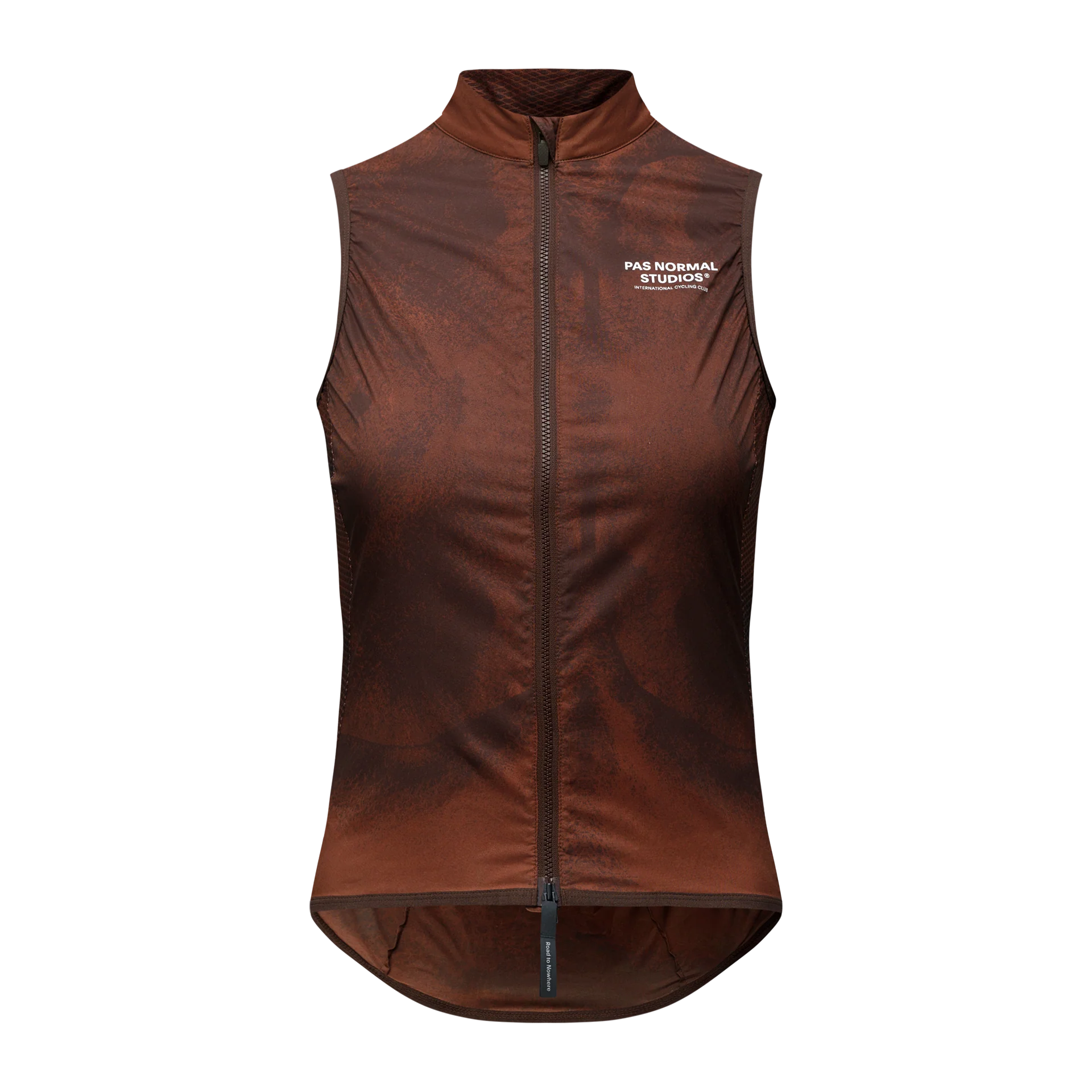 PNS Mechanism Women's Stow Away Gilet AOP Light Brown
