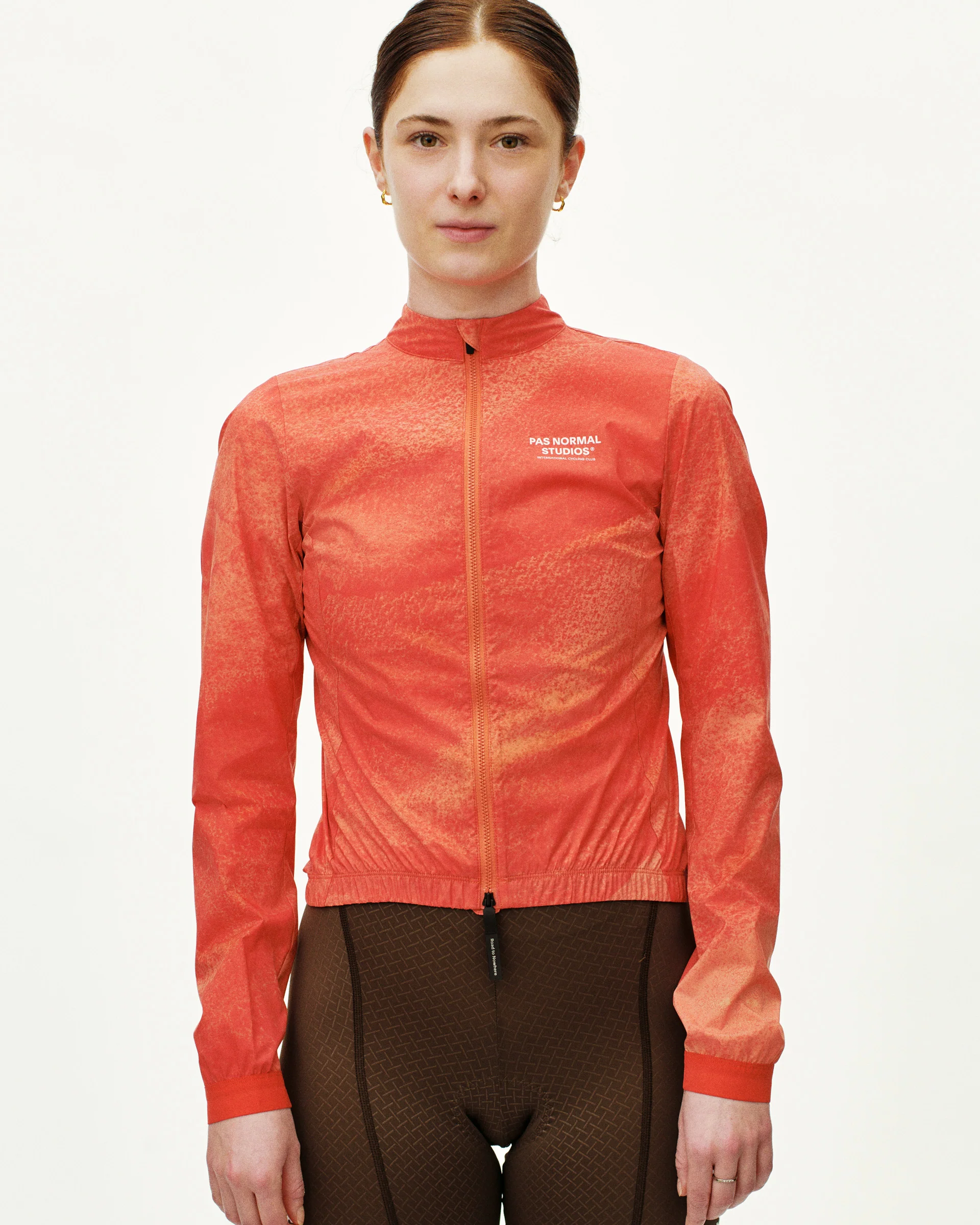 PNS Mechanism Women's Stow Away Jacket AOP Hibiscus Orange - Image 2
