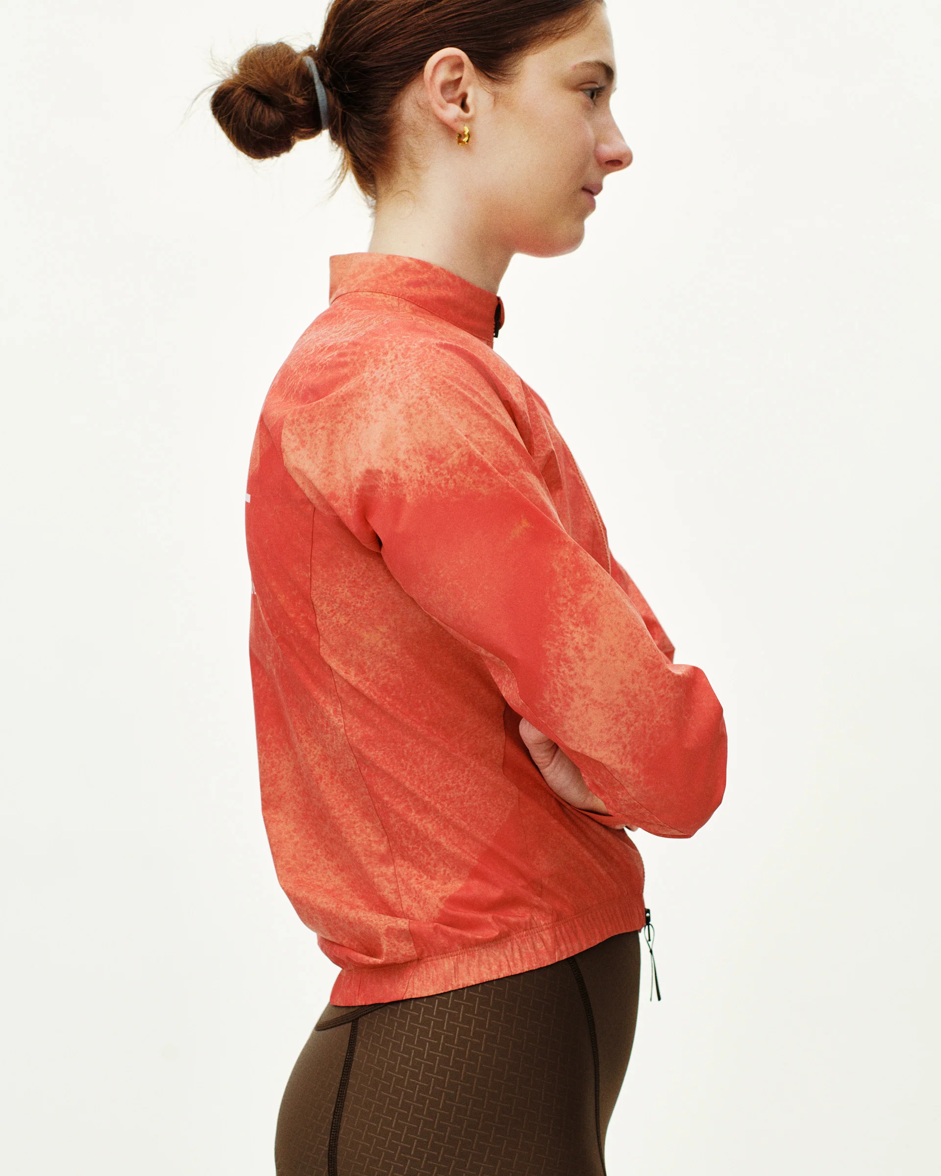 PNS Mechanism Women's Stow Away Jacket AOP Hibiscus Orange - Image 7