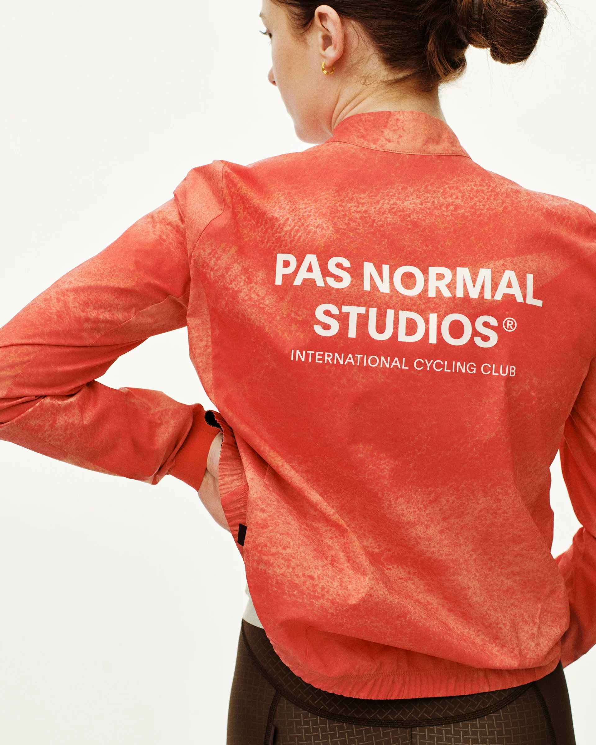 PNS Mechanism Women's Stow Away Jacket AOP Hibiscus Orange - Image 8