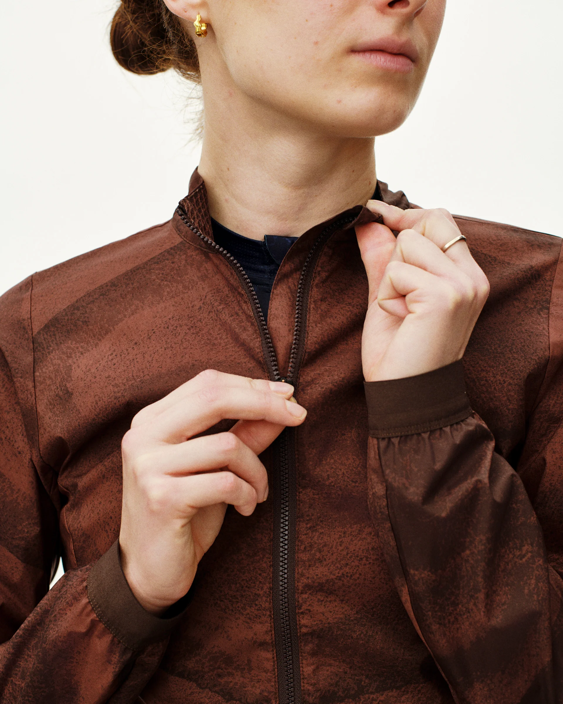 PNS Mechanism Women's Stow Away Jacket AOP Light Brown - Image 4