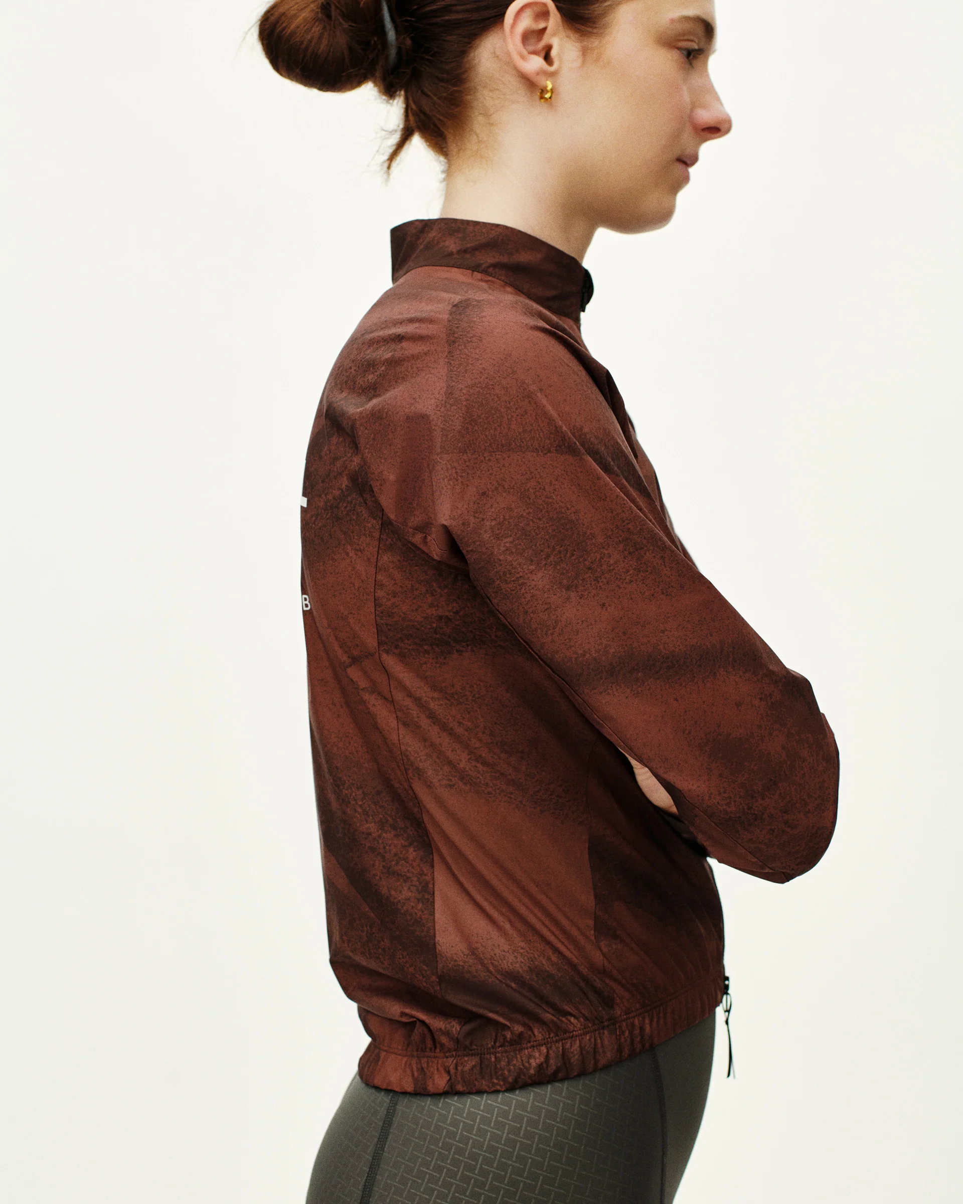 PNS Mechanism Women's Stow Away Jacket AOP Light Brown - Image 7
