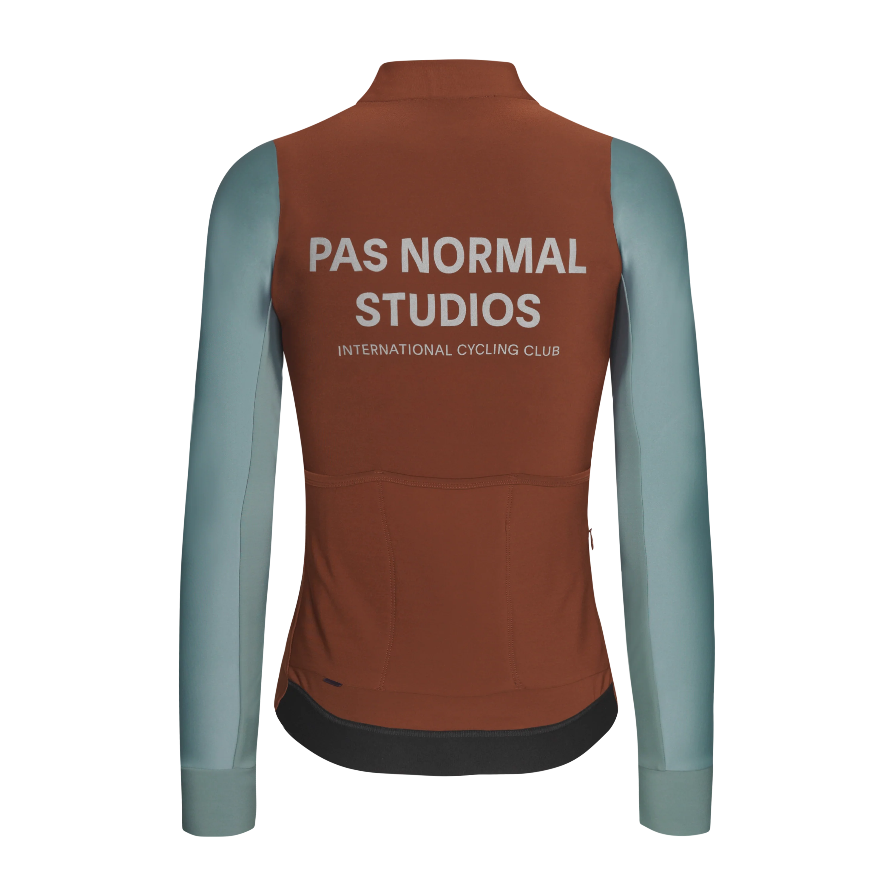 PNS Mechanism Women's Thermal Longsleeve Jersey Mahogany/Dusty Teal - Image 2
