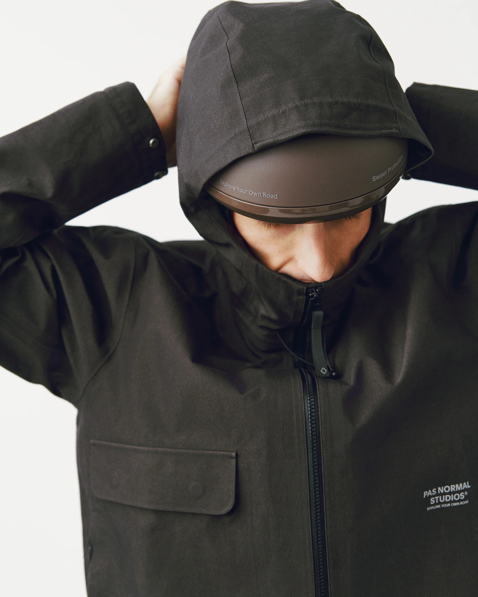 PNS Off-Race 3L Cotton Shell Jacket Dark Olive - Image 5