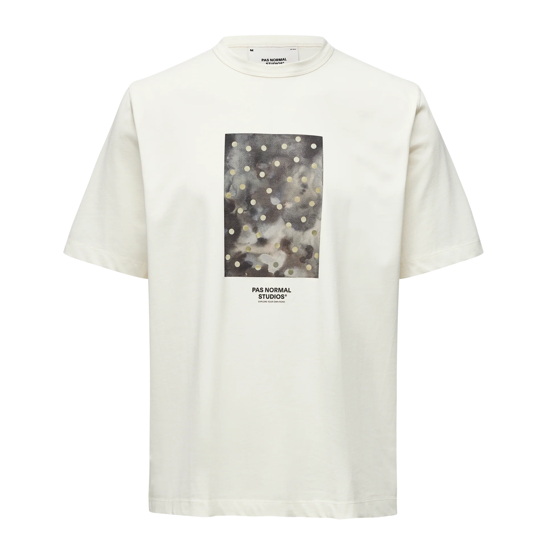 PNS Off-Race Cotton Tech Graphic T-Shirt Off-White