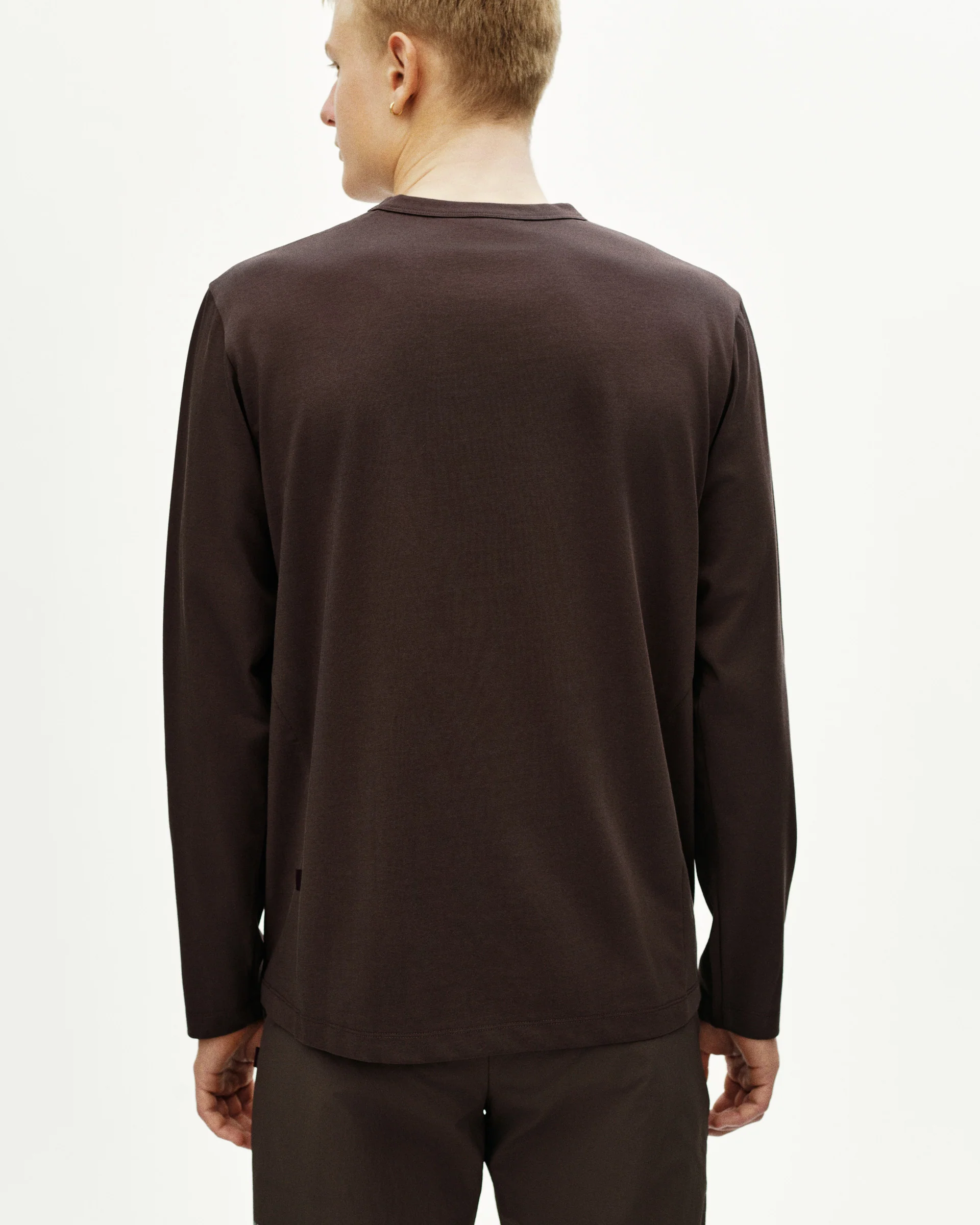 PNS Off-Race Cotton Tech Long Sleeve T-Shirt Dark Purple - Image 4