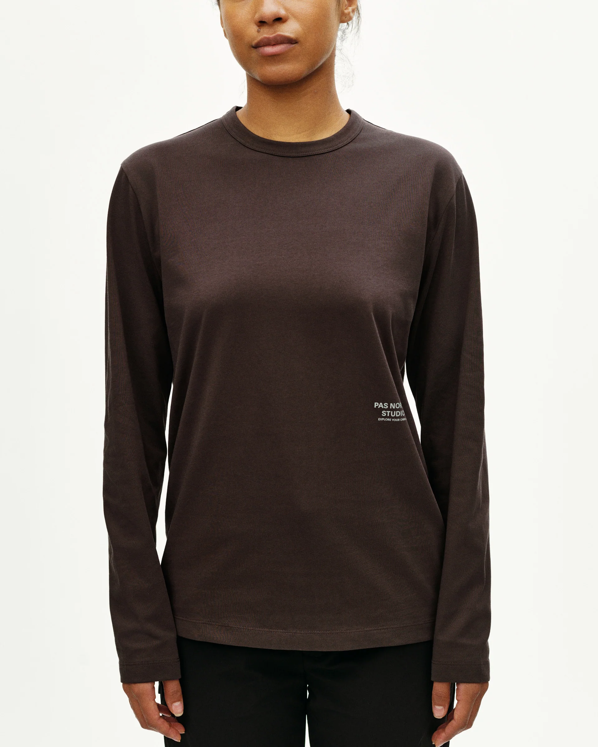 PNS Off-Race Cotton Tech Long Sleeve T-Shirt Dark Purple - Image 5