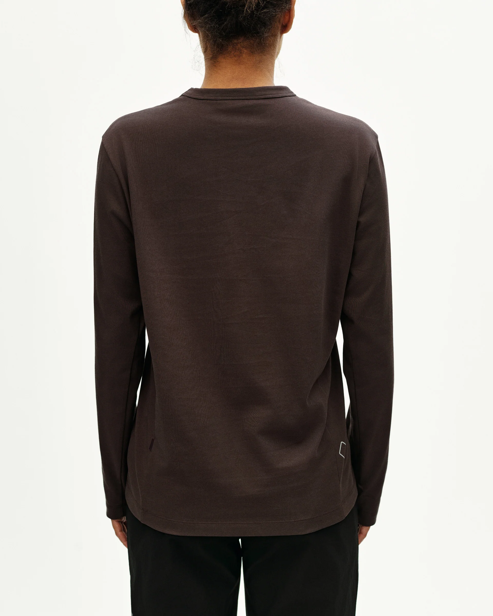 PNS Off-Race Cotton Tech Long Sleeve T-Shirt Dark Purple - Image 6