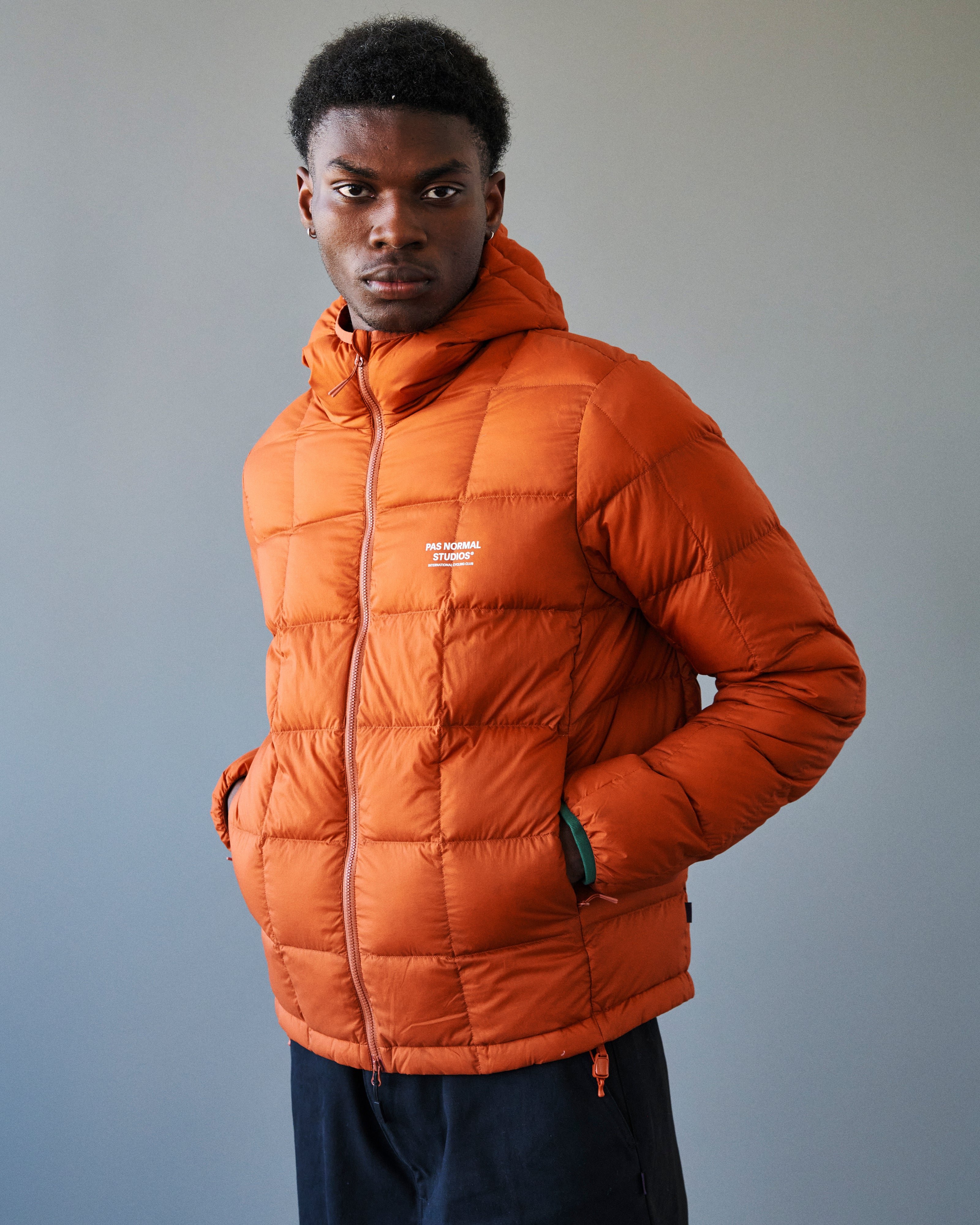 PNS Off-Race Down Jacket Copper Orange - Image 11