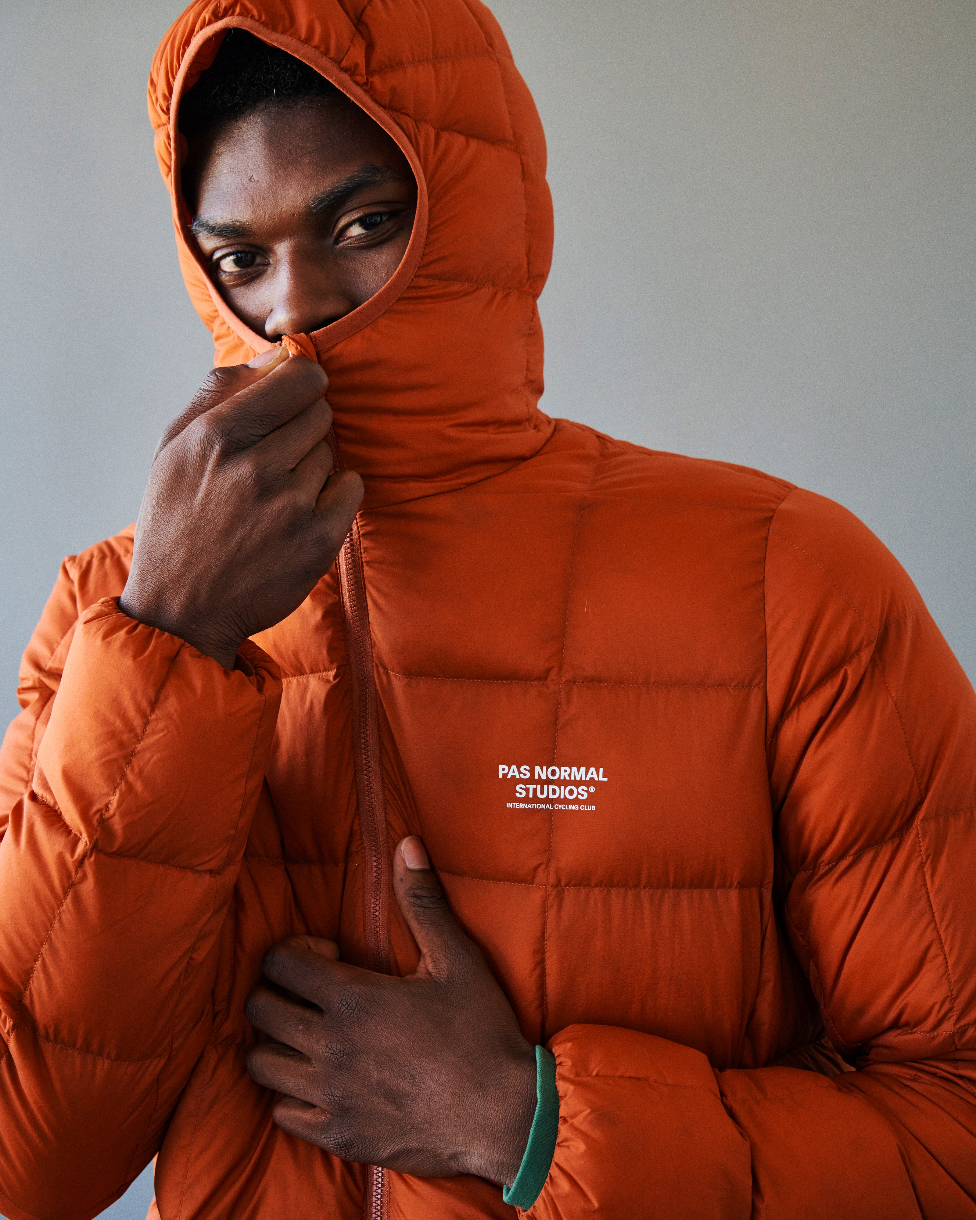 PNS Off-Race Down Jacket Copper Orange - Image 6