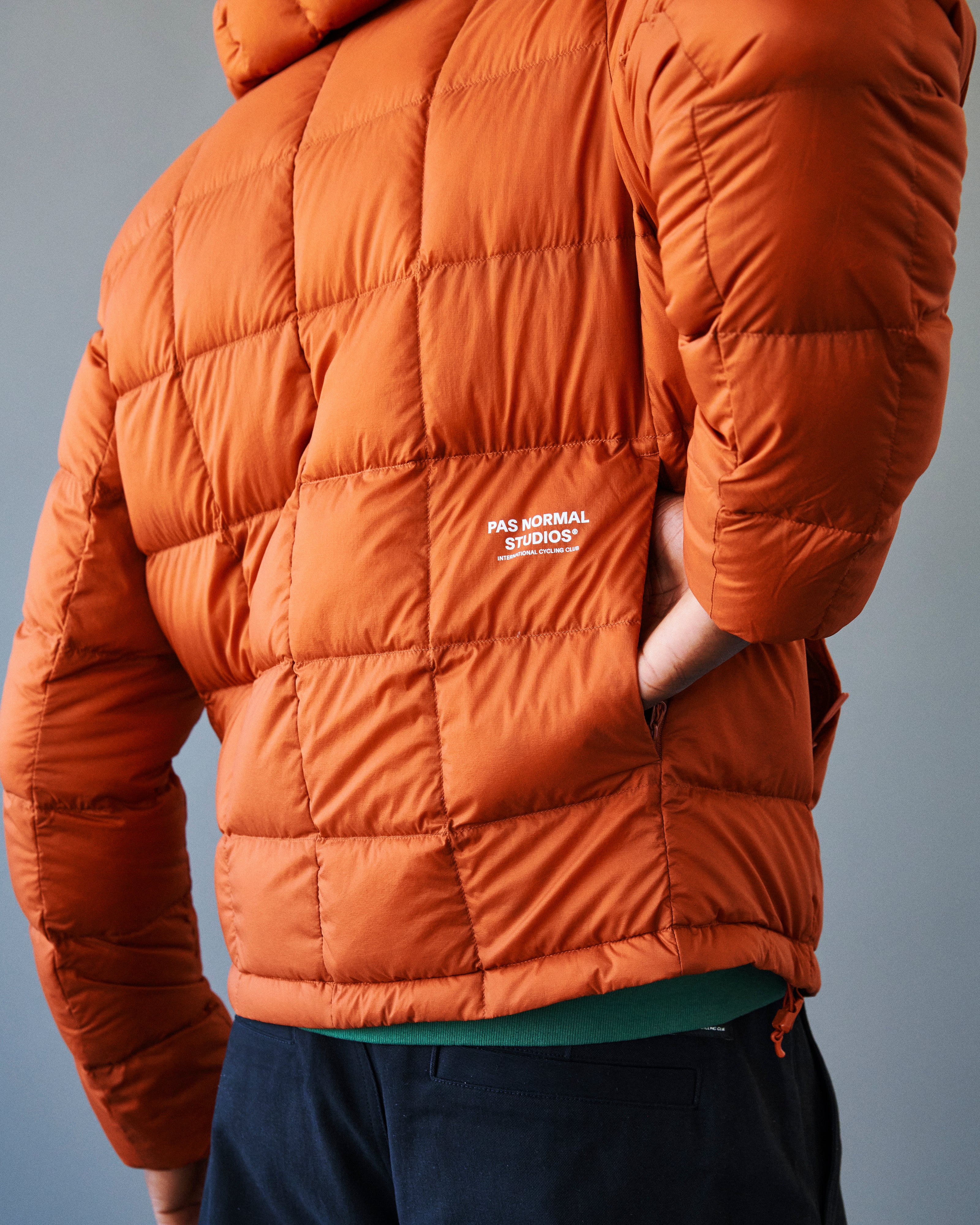 PNS Off-Race Down Jacket Copper Orange - Image 8