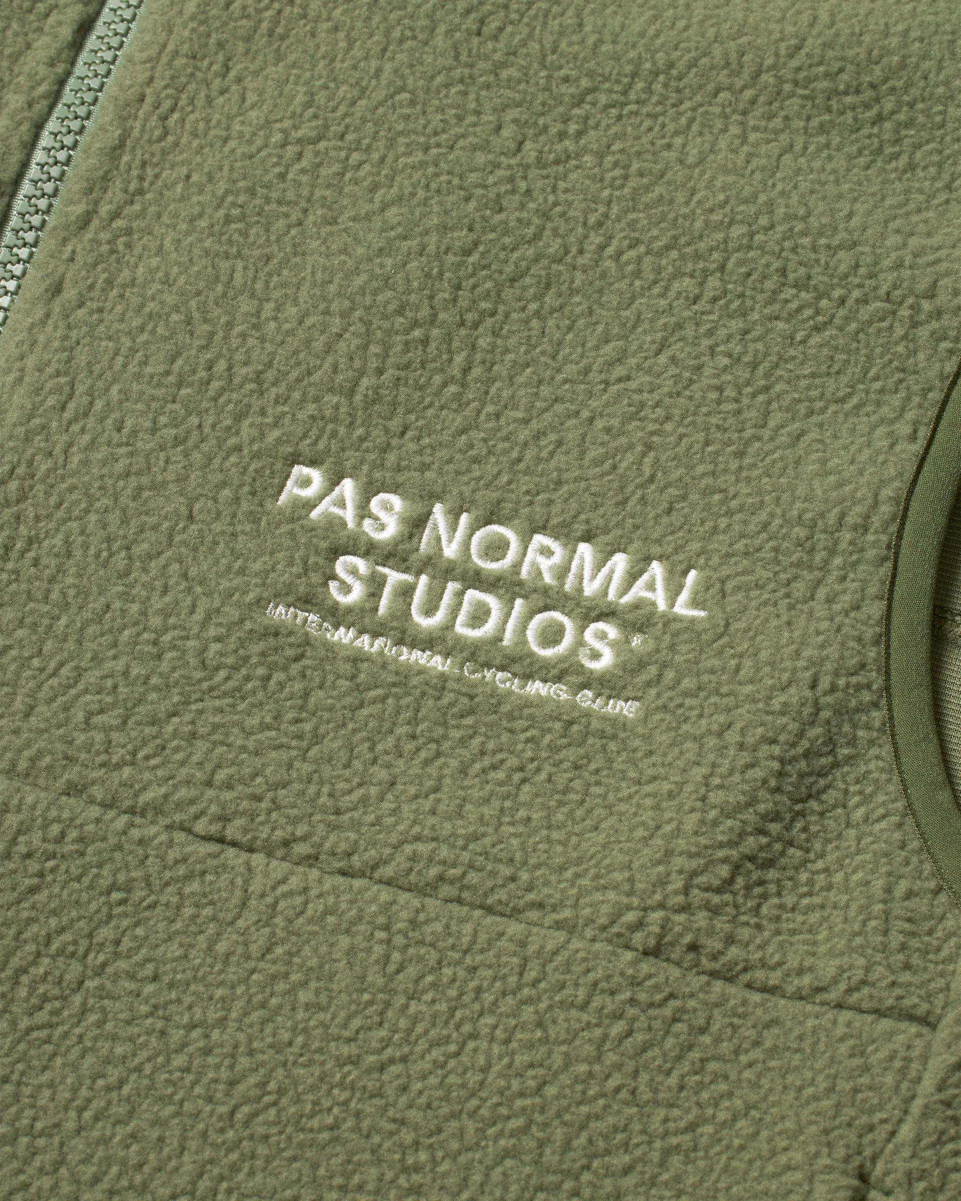 PNS Off-Race Fleece Vest Army Green - Image 3