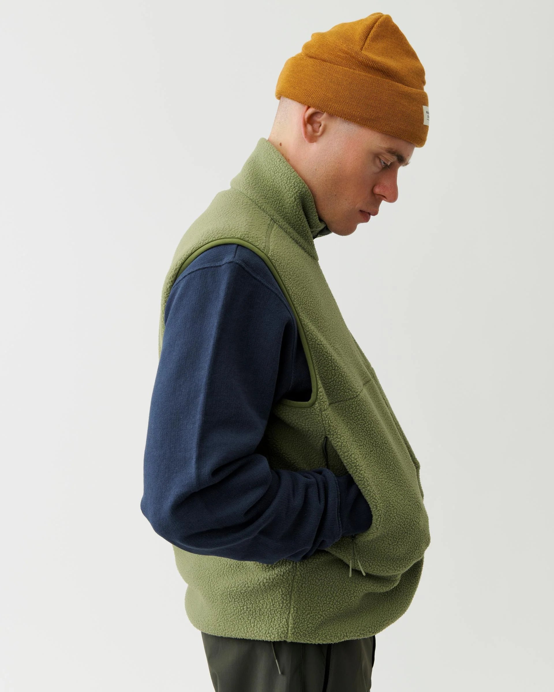 PNS Off-Race Fleece Vest Army Green - Image 7