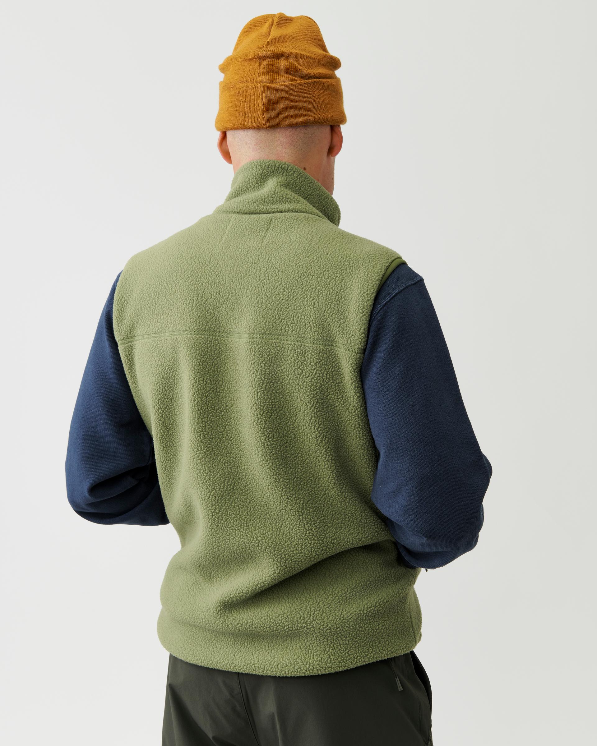 PNS Off-Race Fleece Vest Army Green - Image 8