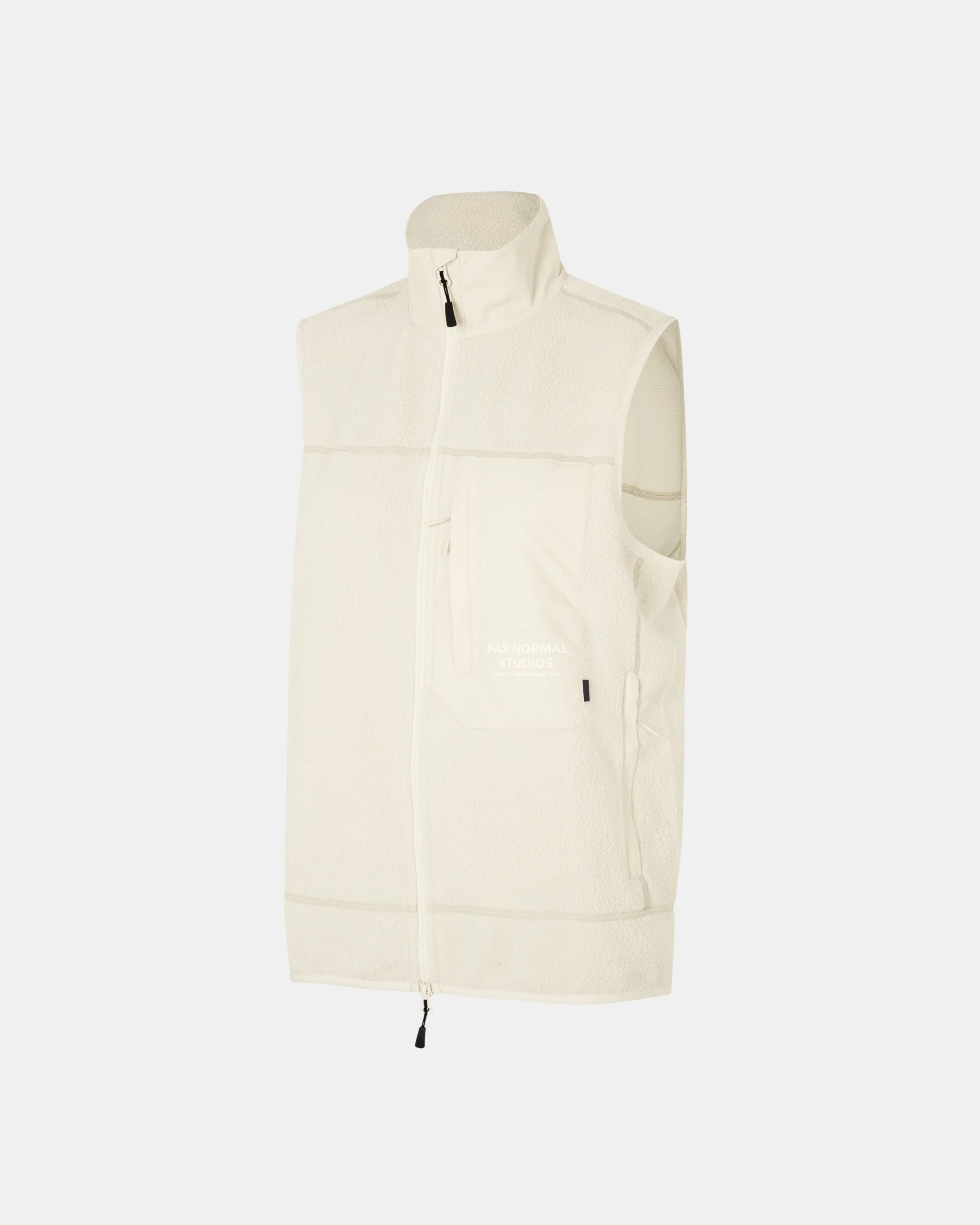 PNS Off-Race Fleece Vest Off-White - Image 3