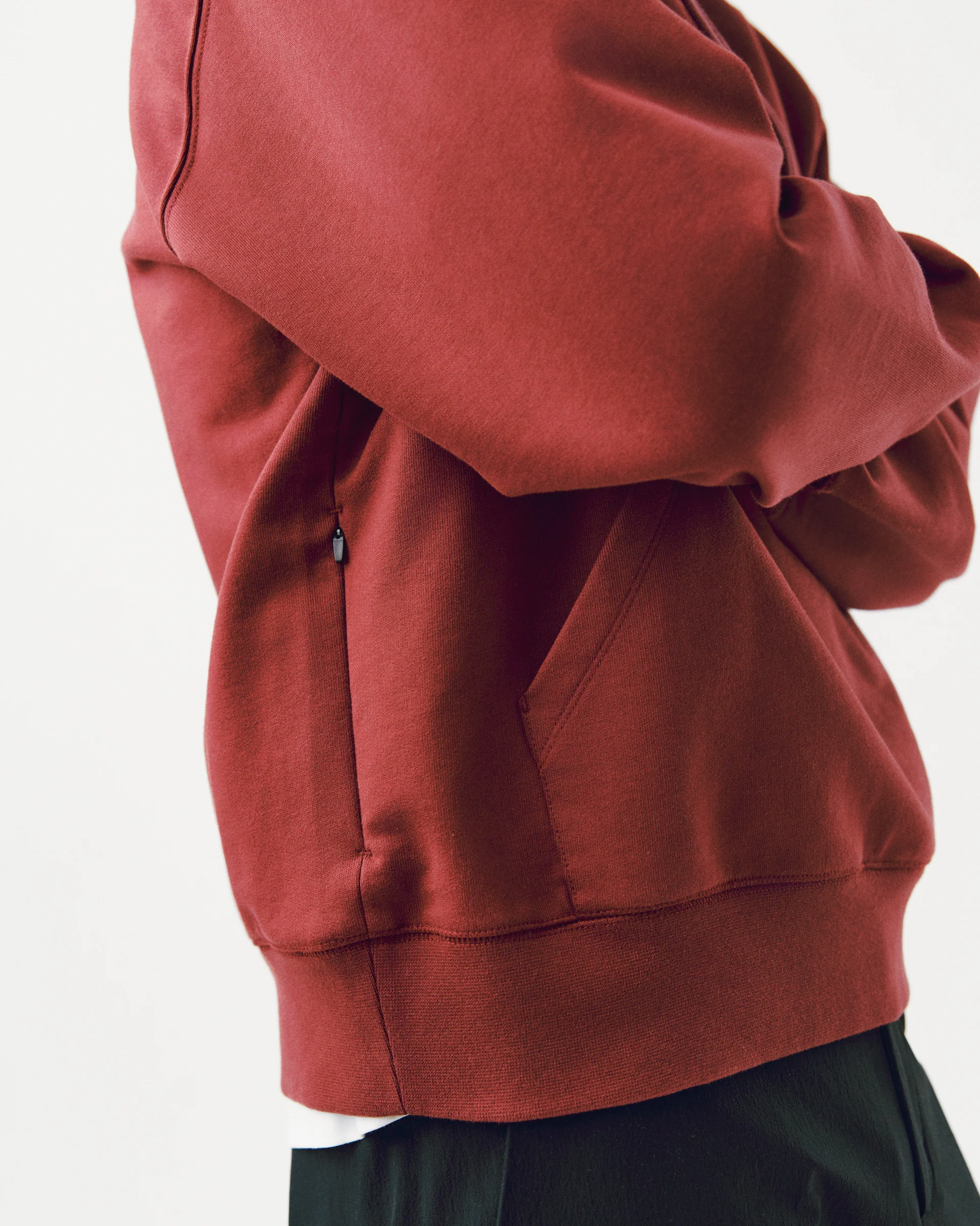 PNS Off-Race Graphic Hoodie Maroon - Image 4