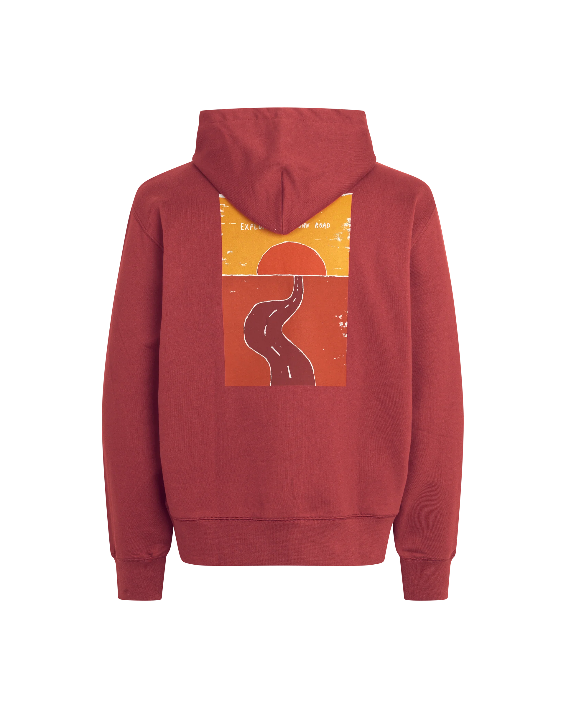 PNS Off-Race Graphic Hoodie Maroon - Image 6
