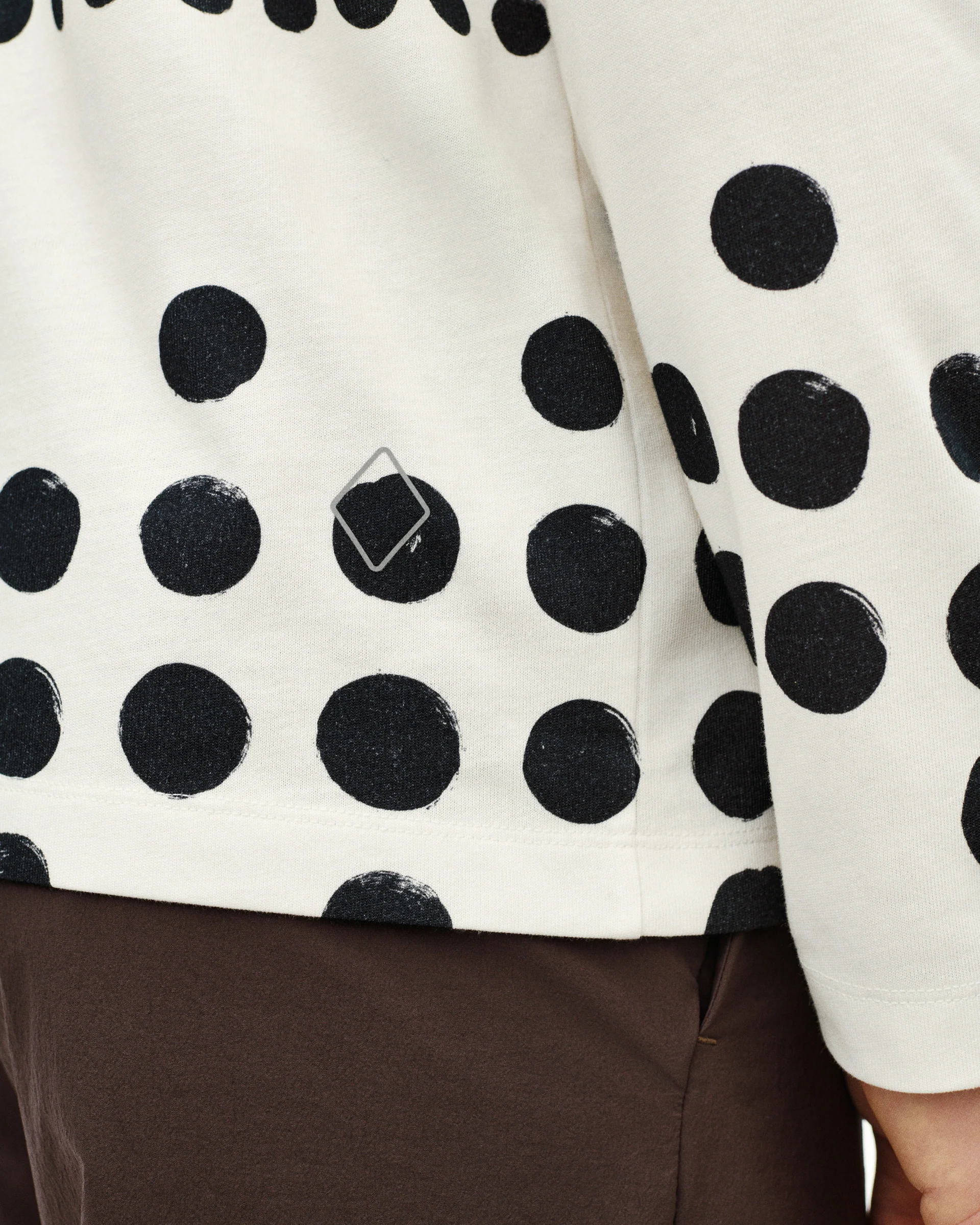 PNS Off-Race Graphic Long Sleeve T-Shirt Off-White - Image 6