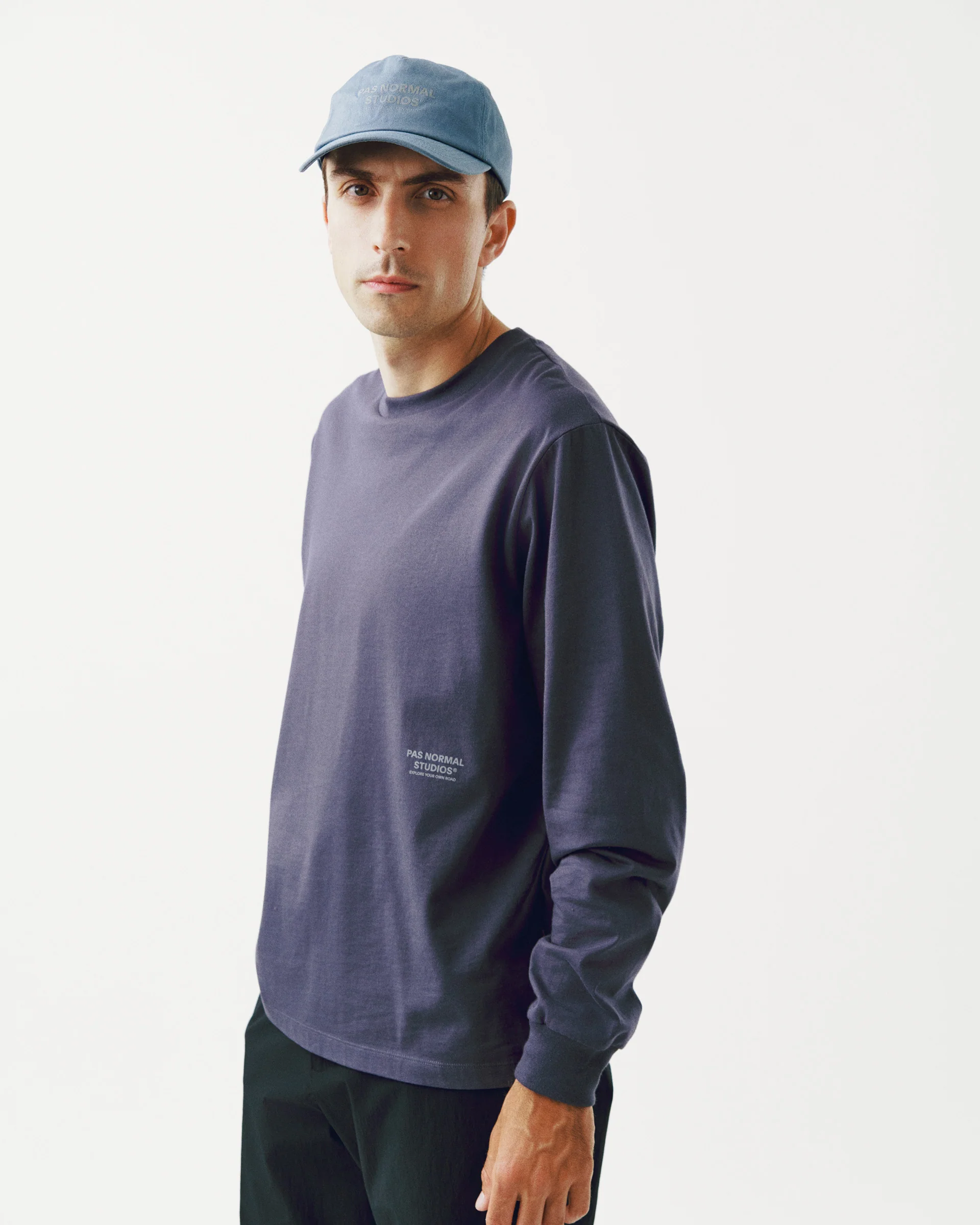 PNS Off-Race Graphic Long Sleeve T-Shirt Steel - Image 3