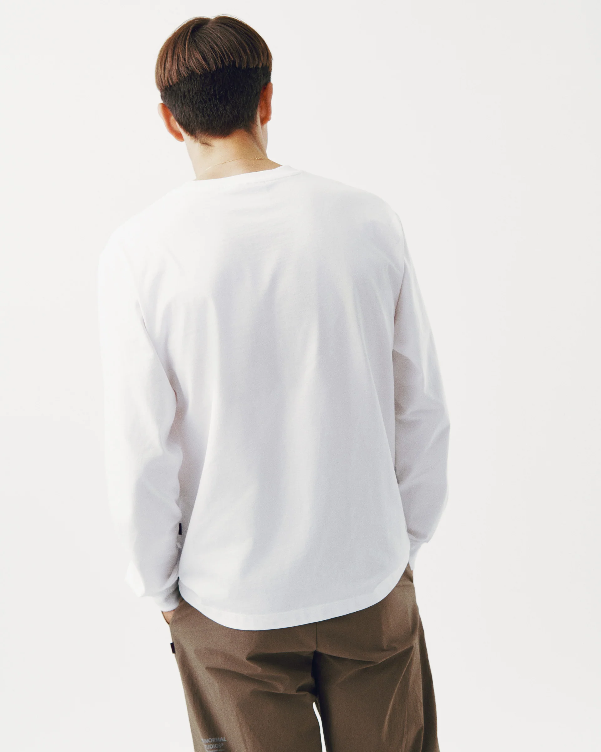 PNS Off-Race Graphic Long Sleeve T-Shirt White - Image 3