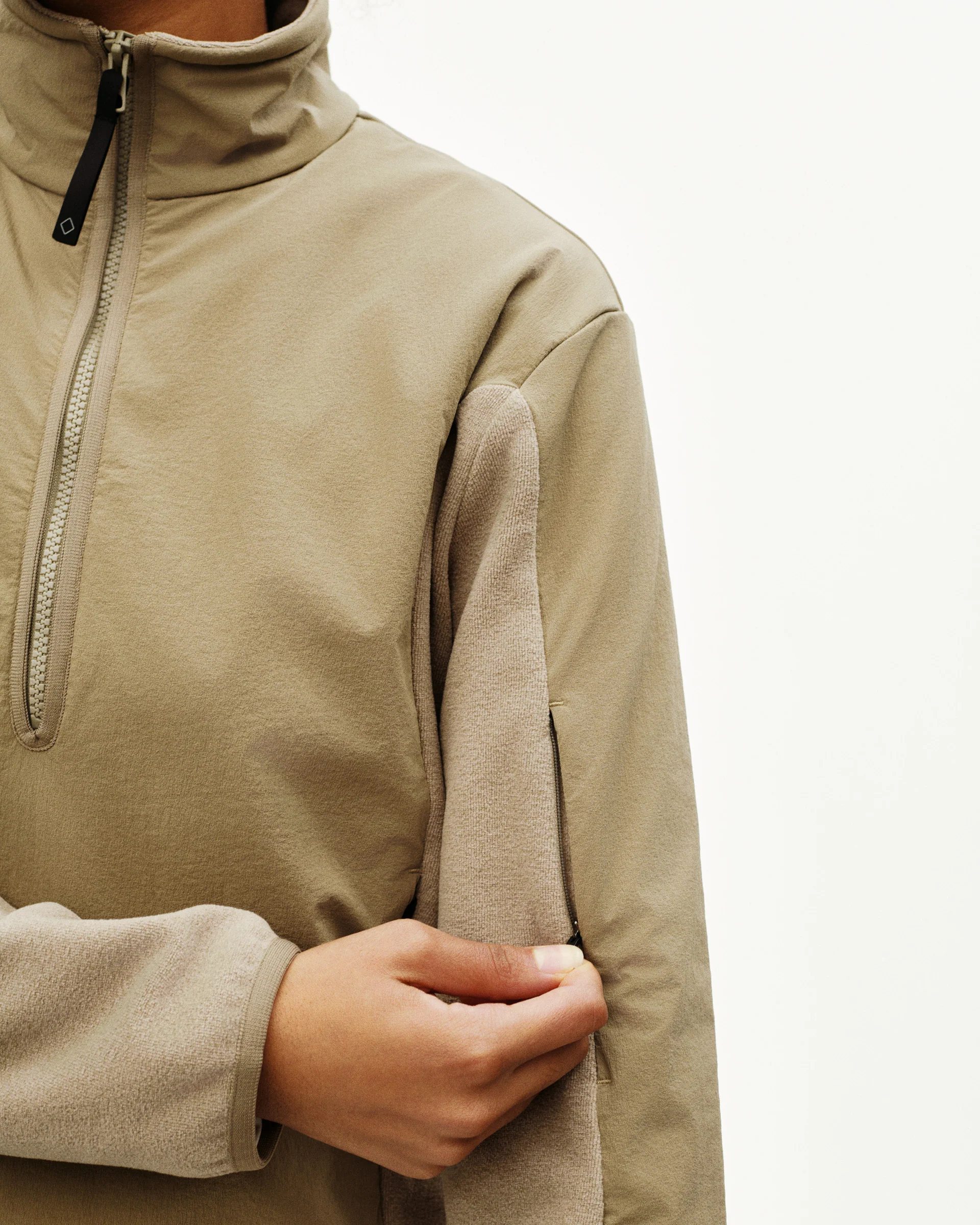 PNS Off-Race Light Fleece Half-Zip Beige - Image 13