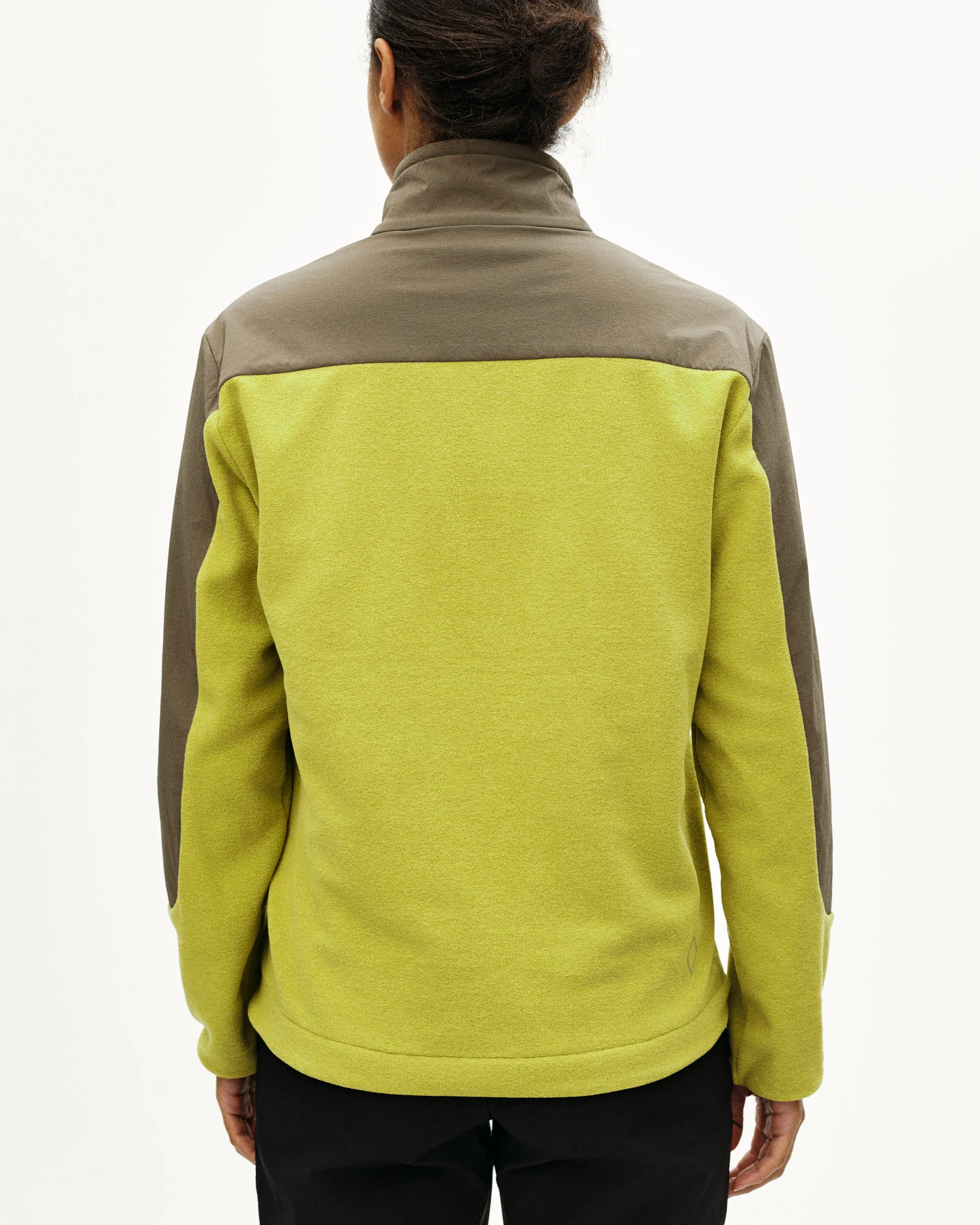 PNS Off-Race Light Fleece Half-Zip Moss Green - Image 13