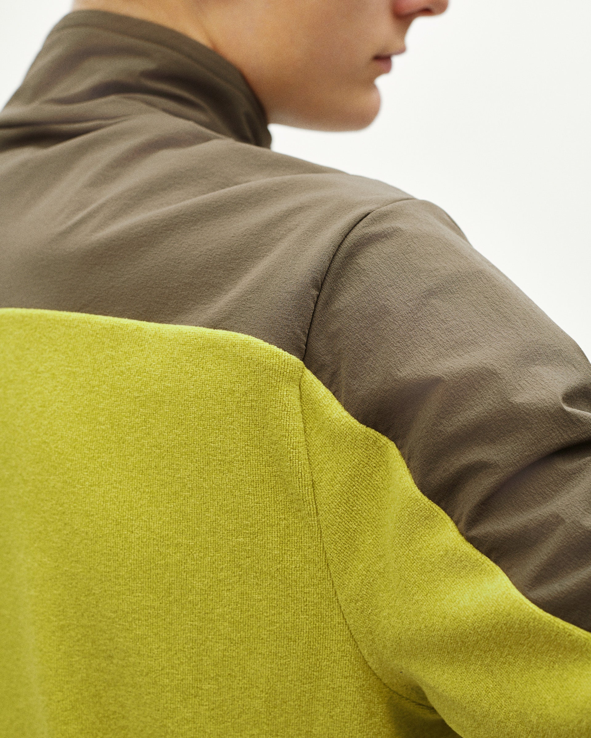 PNS Off-Race Light Fleece Half-Zip Moss Green - Image 6