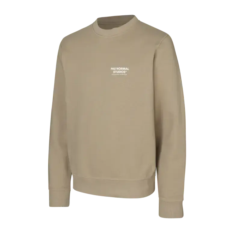 PNS Off-Race Small Logo Sweatshirt Beige - Image 3