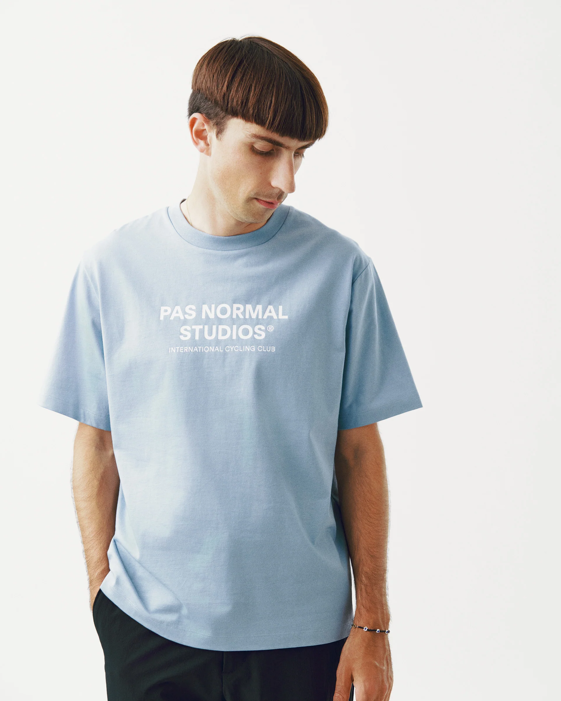 PNS Off-Race Logo T-Shirt Light Blue - Image 2