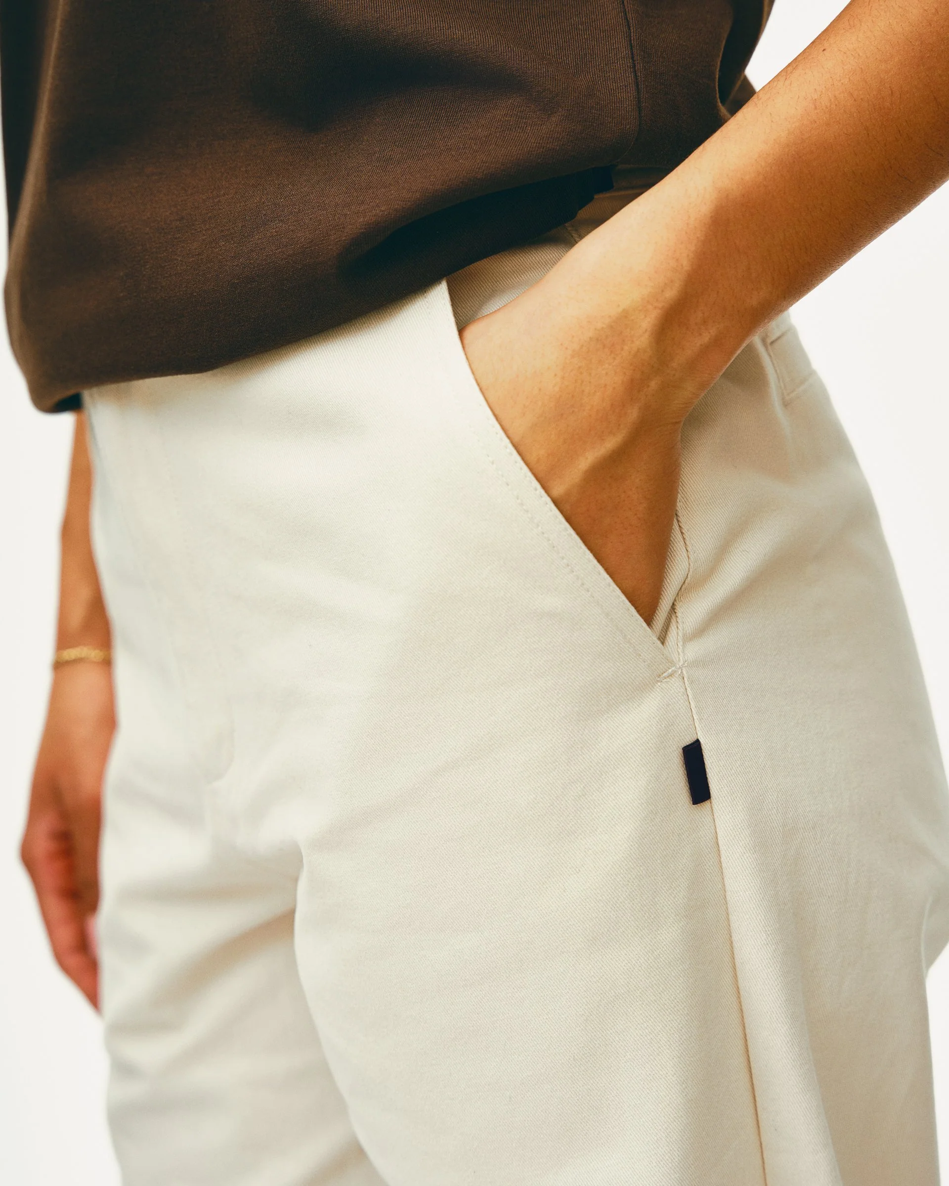 PNS Off-Race Men's Cotton Twill Shorts Limestone - Image 4