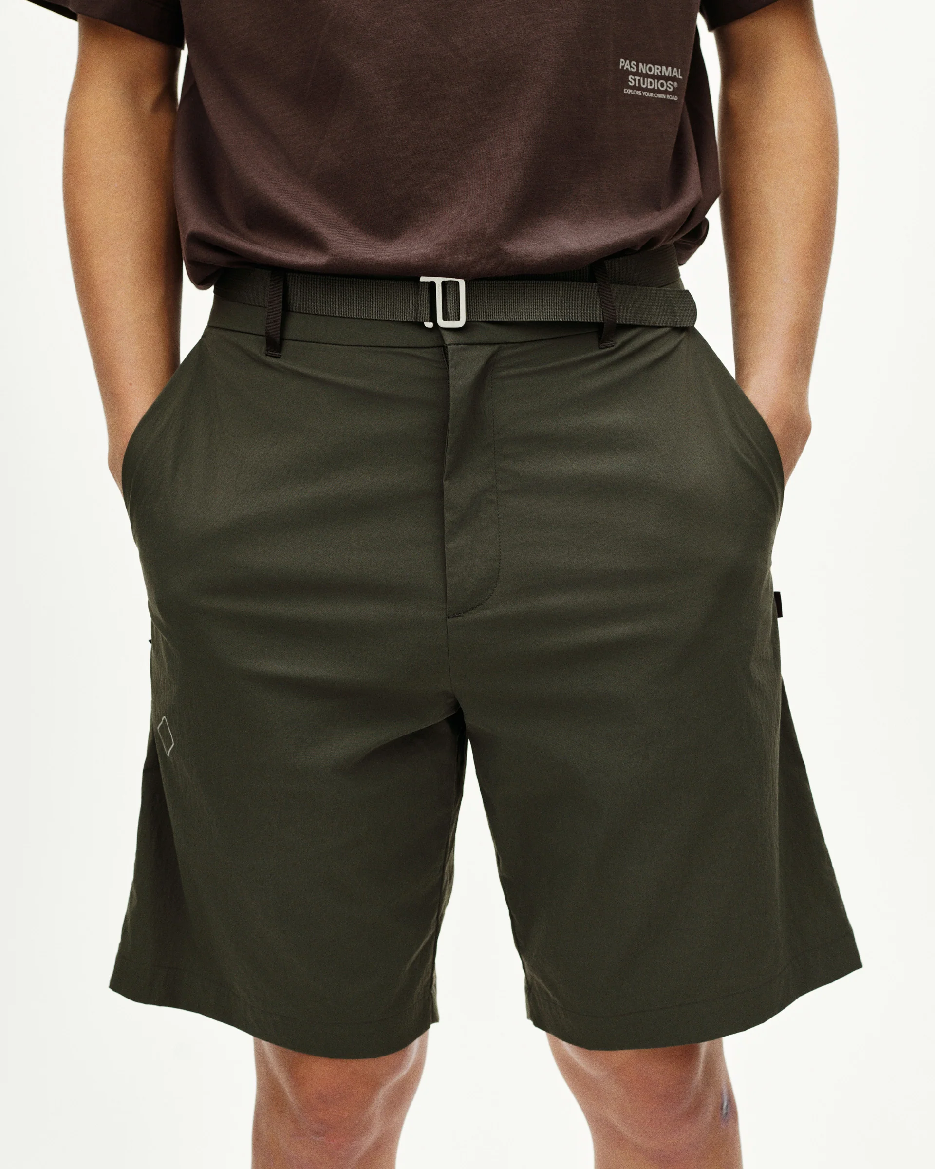 PNS Off-Race Men's Light Tech Shorts Dark Grey - Image 5