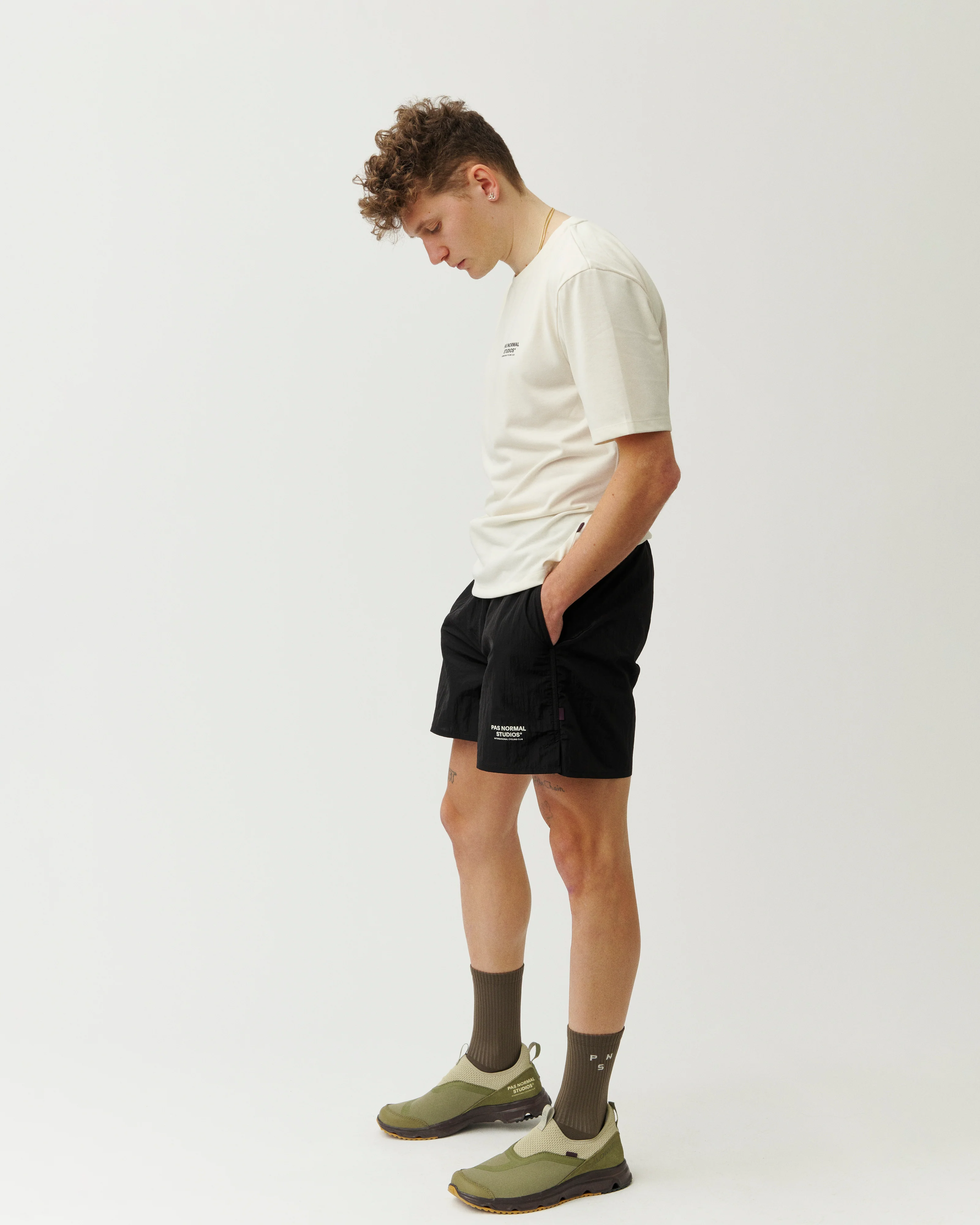 PNS Off-Race Men's Ripstop Shorts Black - Image 4