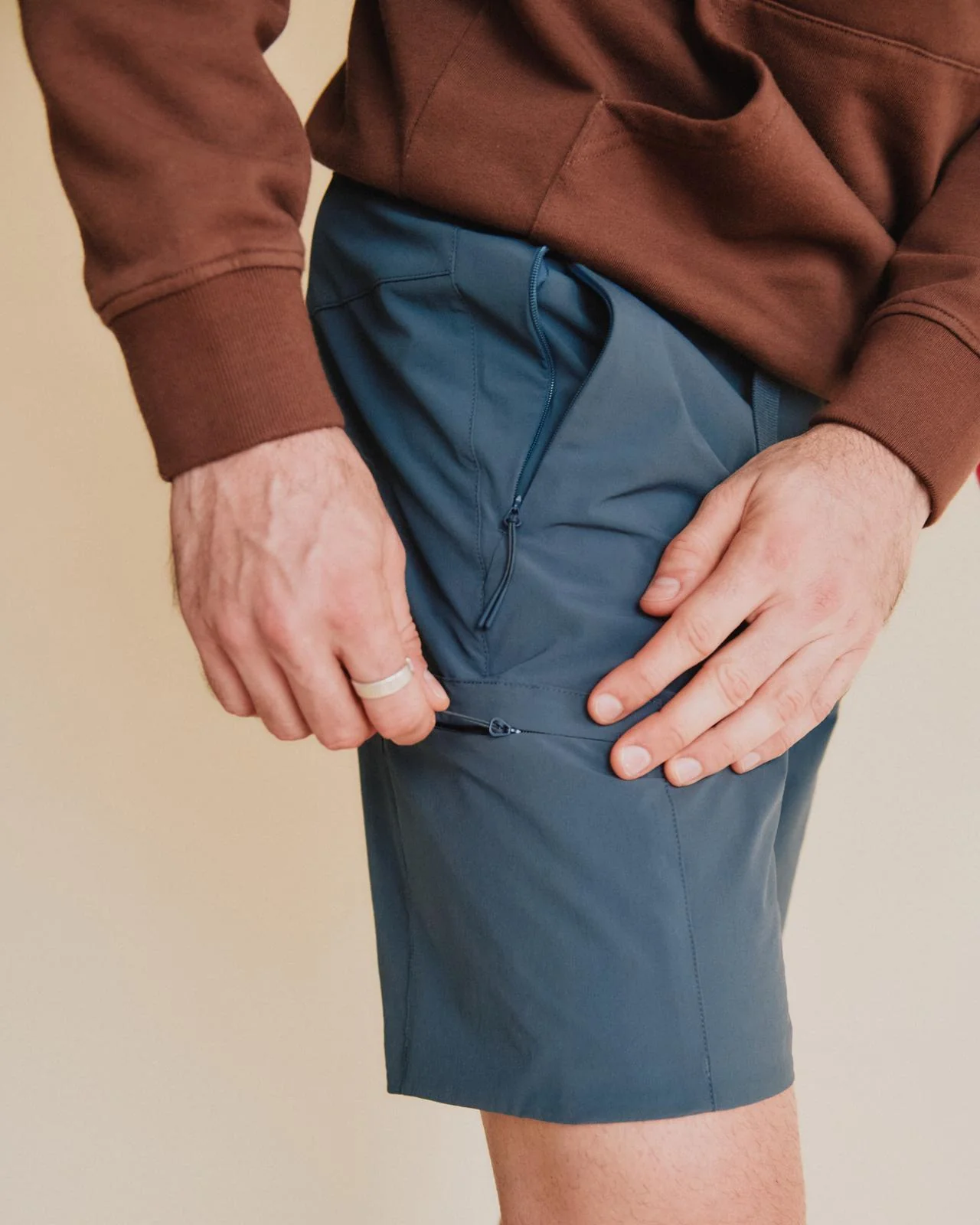 PNS Off-Race Men's Shorts Classic Blue - Image 5