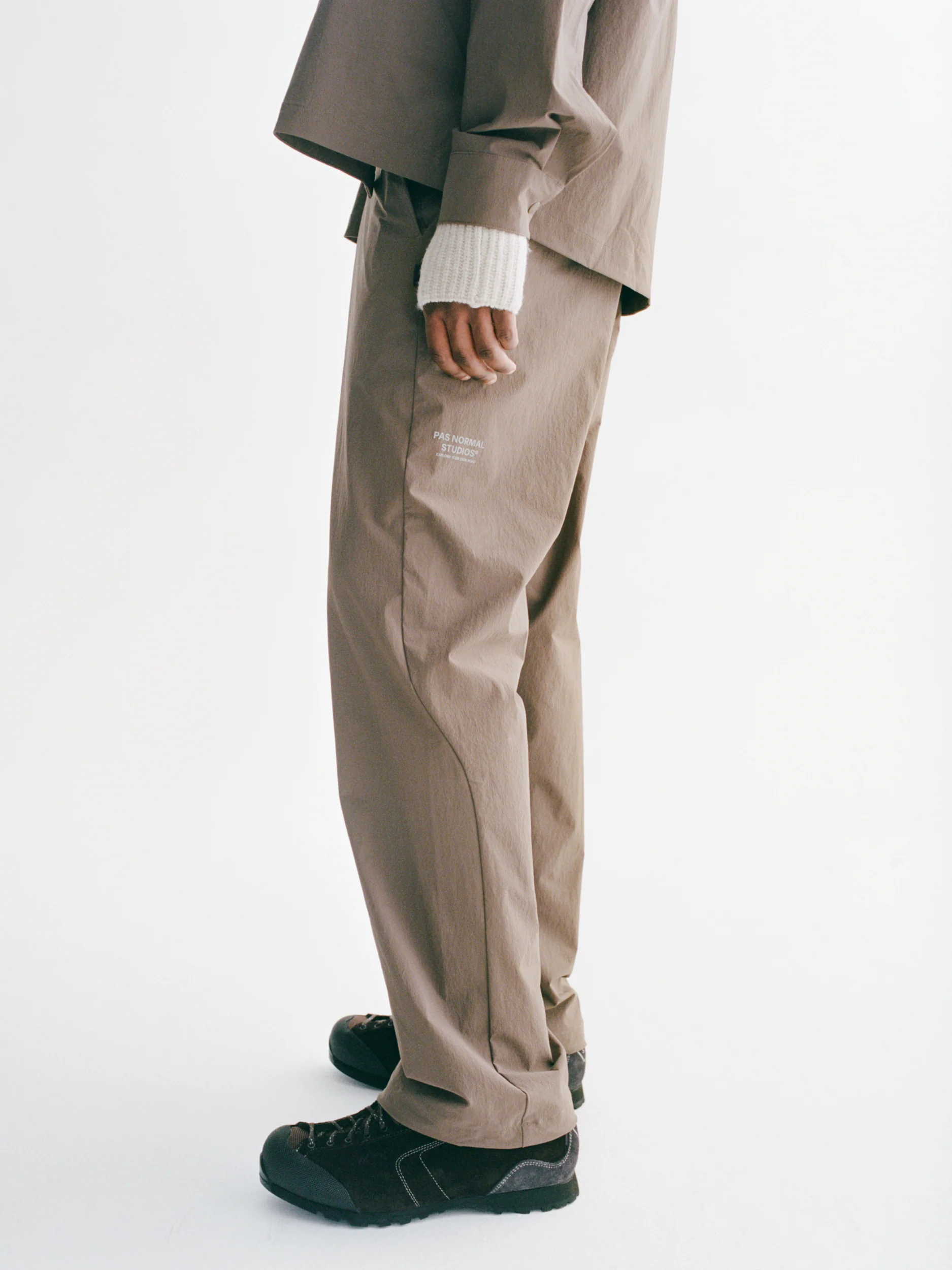PNS Off-Race Men's Tech Pants Ash Brown - Image 7