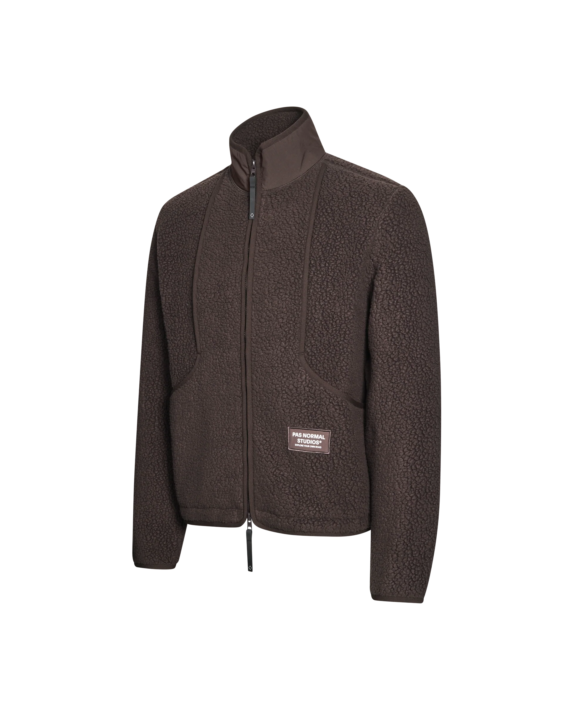 PNS Off-Race Pile Fleece Jacket Light Brown - Image 5