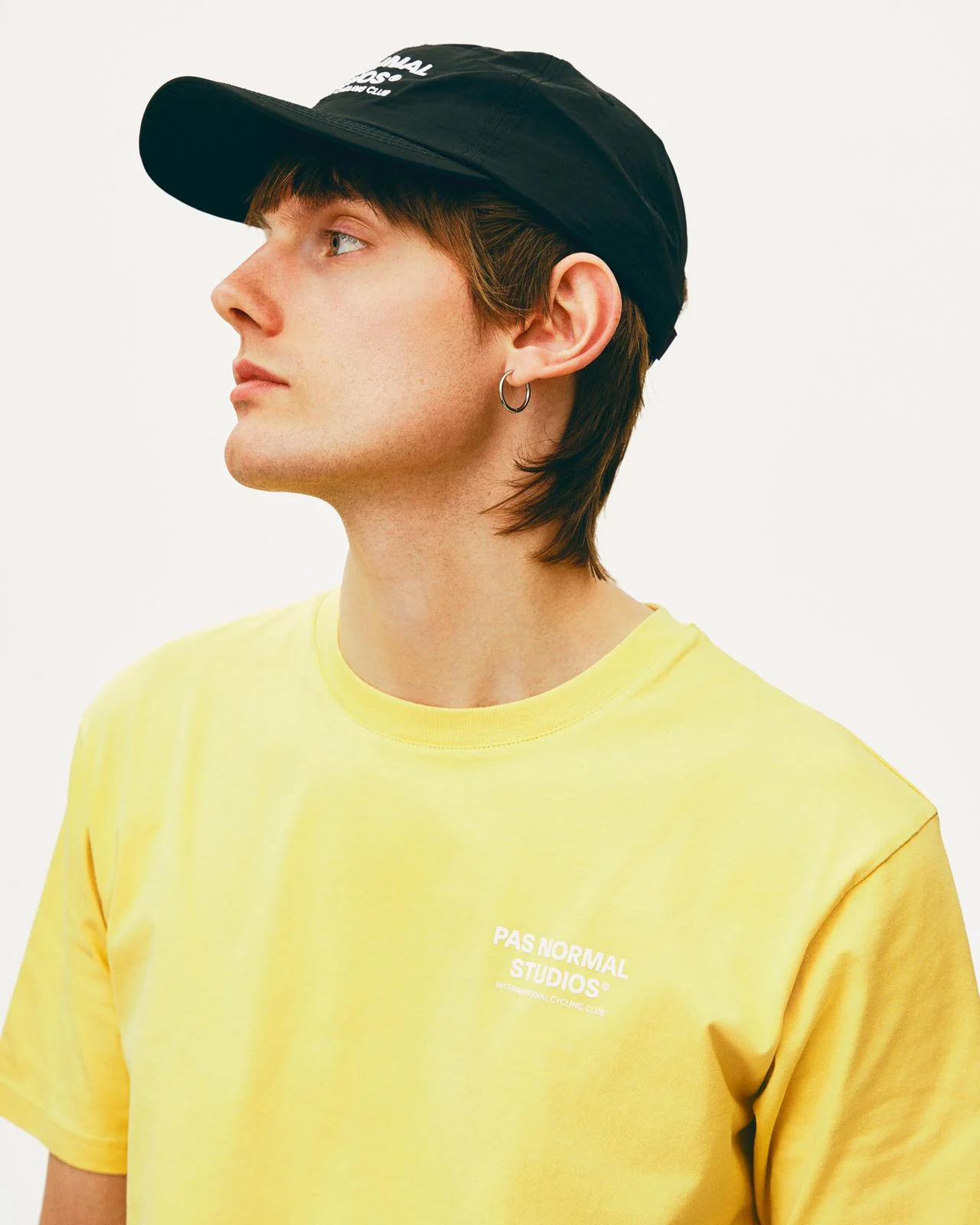 PNS Off-Race Small Logo T-shirt Dusty Yellow - Image 4
