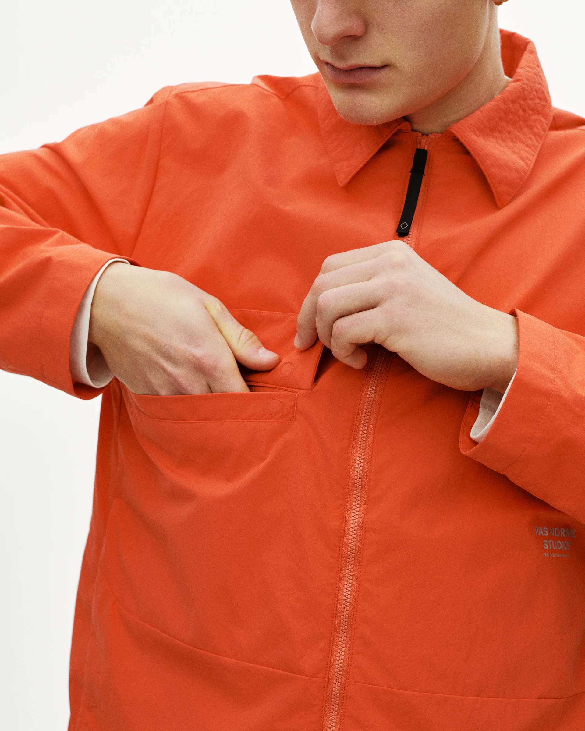 PNS Off-Race Utility Jacket Hibiscus Orange - Image 6