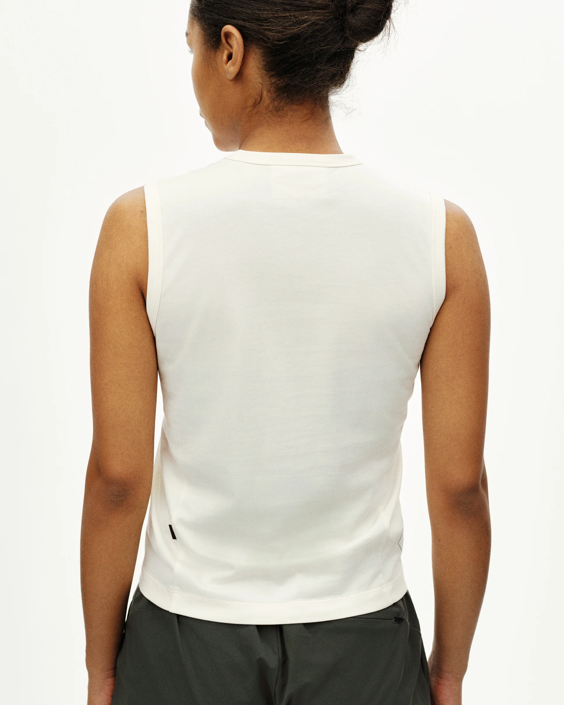 PNS Off-Race Women's Cotton Tech Top Off-White - Image 4